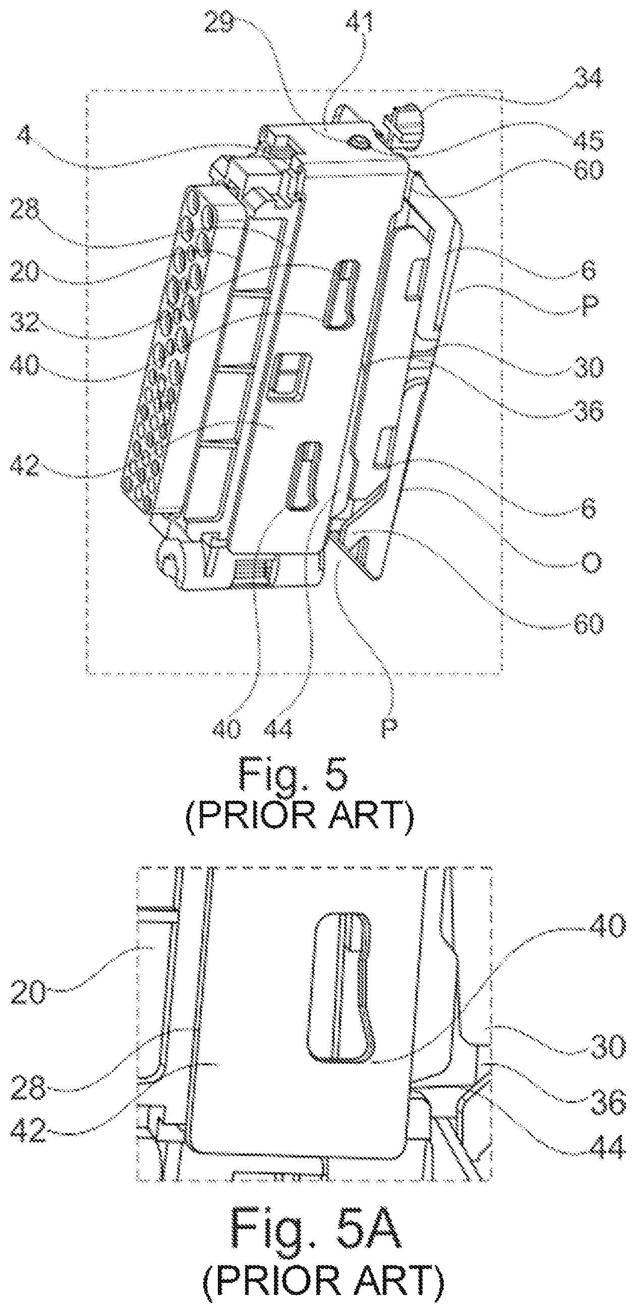 Patent US12322900 Figure 4 – Connector provided with a cap for locking to a complementary connector and with one or more means for securing the locking and the associated coupling between connectors