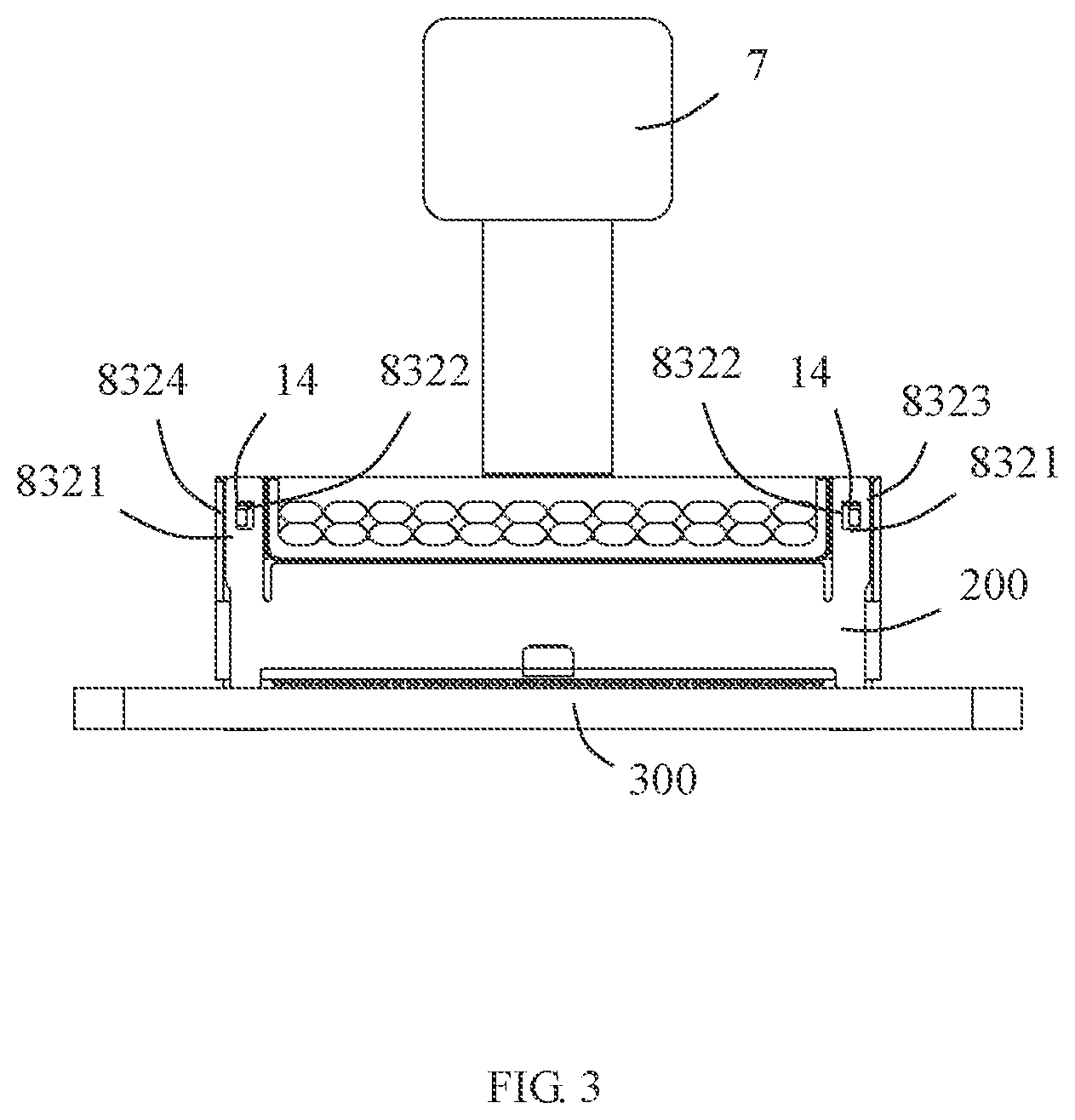 Patent US12322901 Figure 3 – Strap connector and assembly thereof with enhanced mating retention force