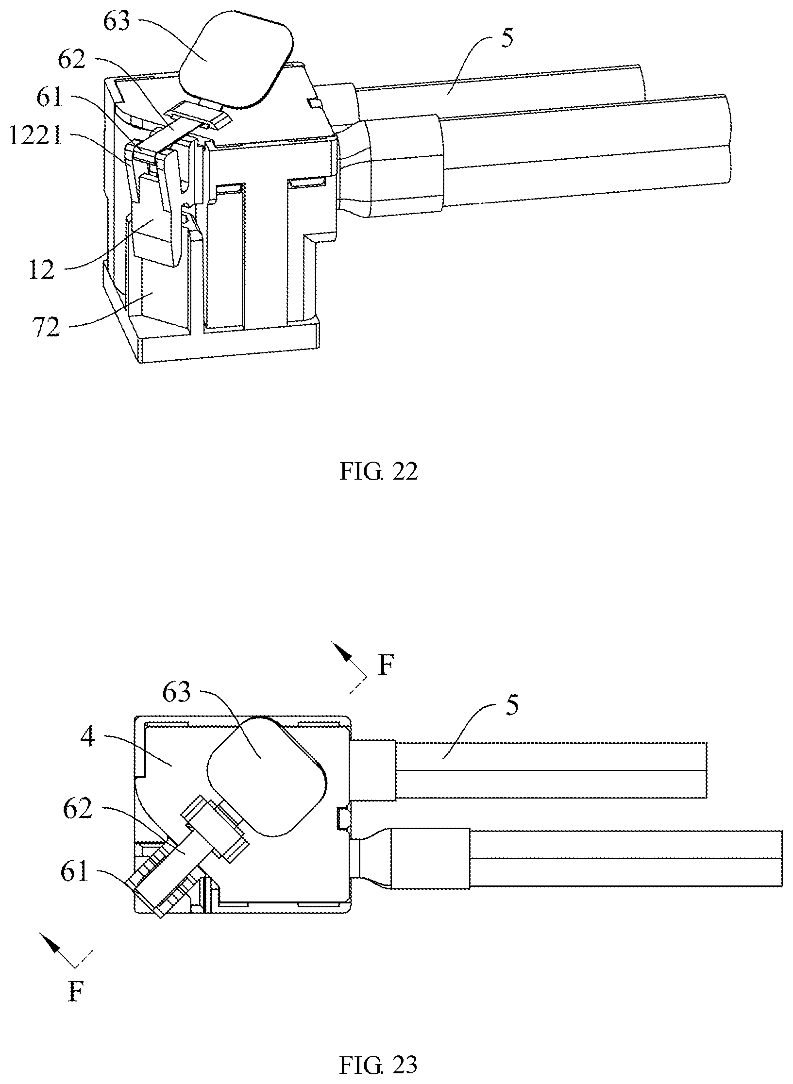 Patent US12322903 Figure 13 – Cable connector and cable connector assembly with improved unlocking mechanism