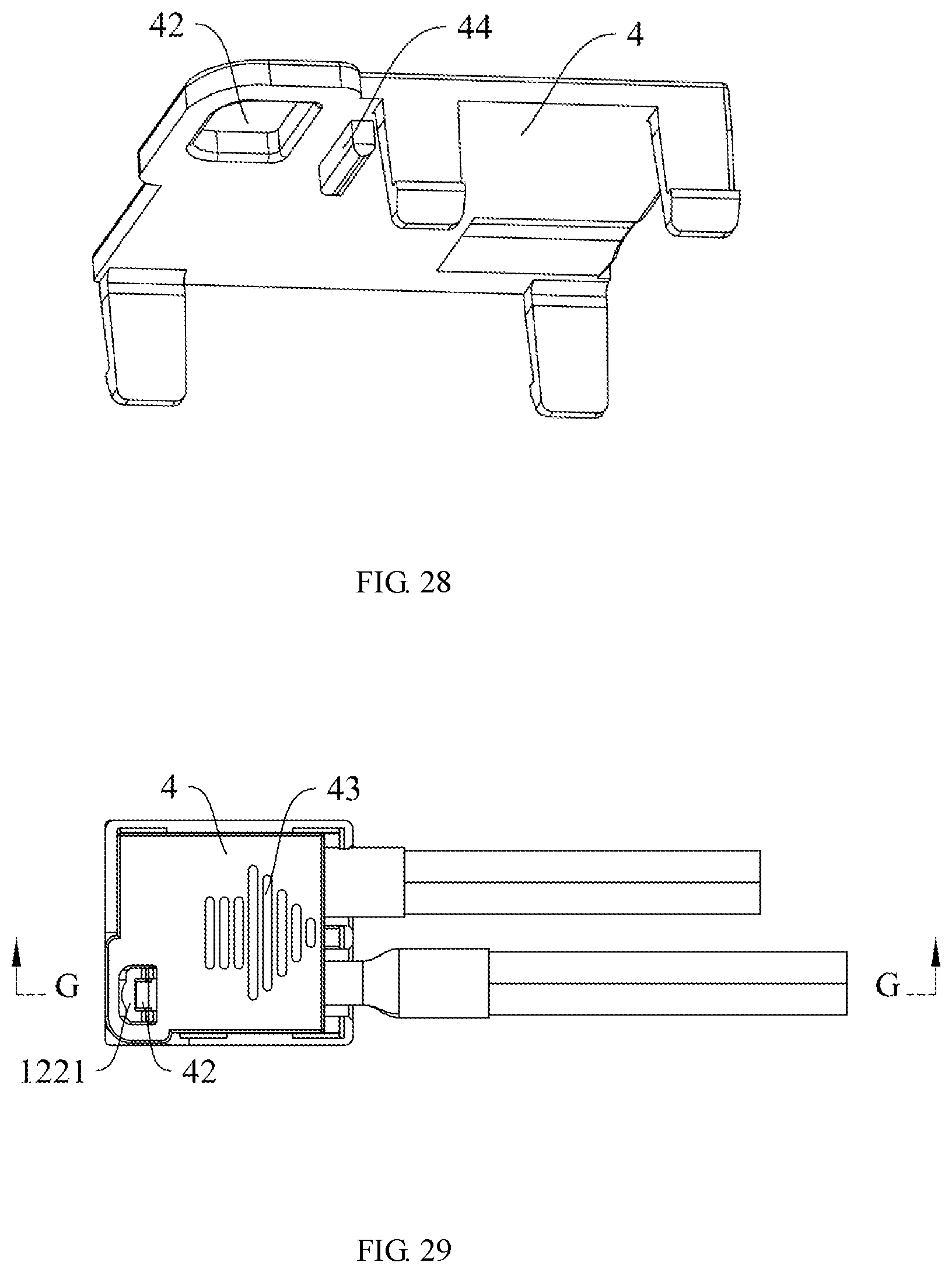 Patent US12322903 Figure 16 – Cable connector and cable connector assembly with improved unlocking mechanism