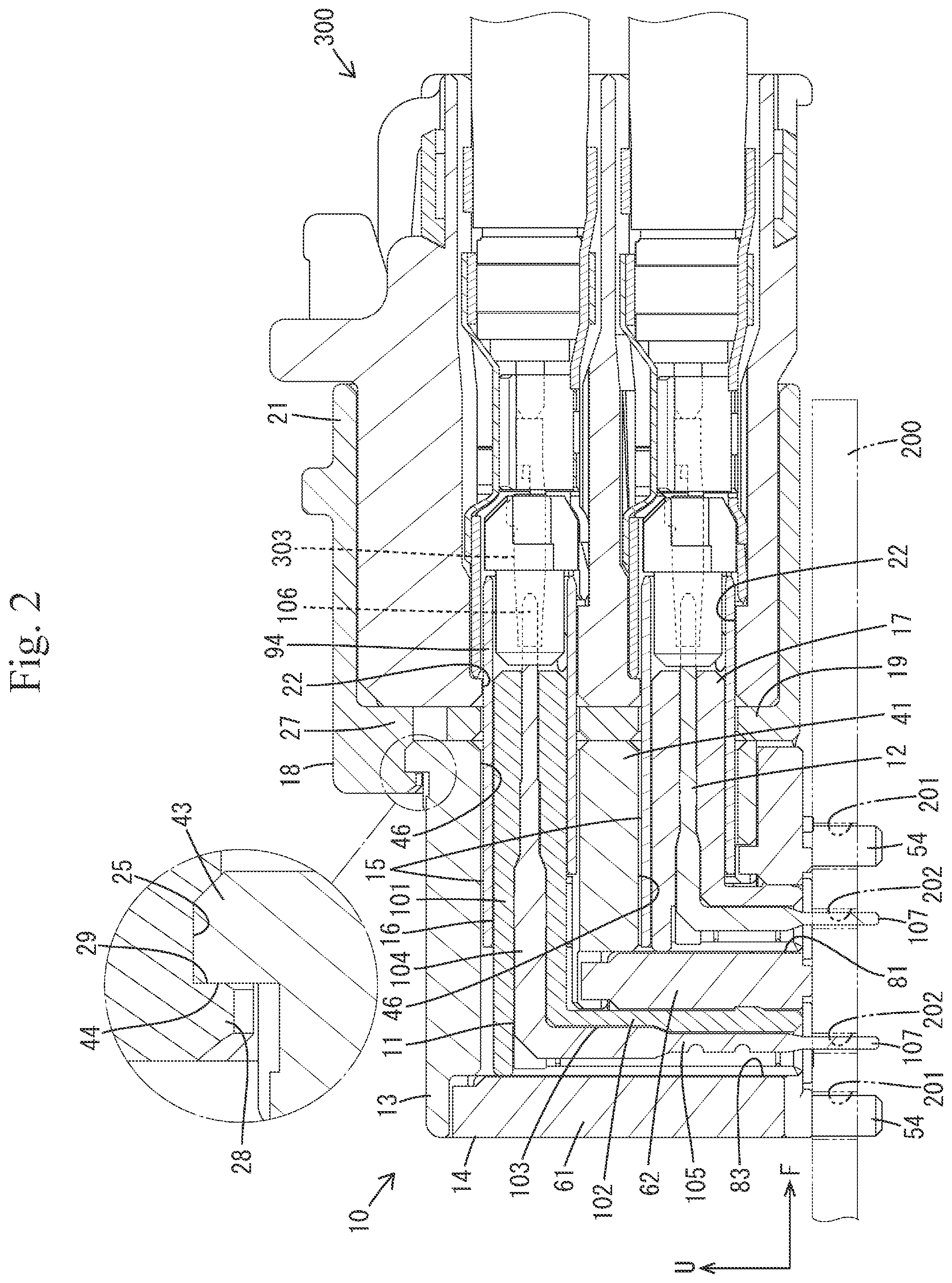 Patent US12322908 Figure 2 – Shield connector