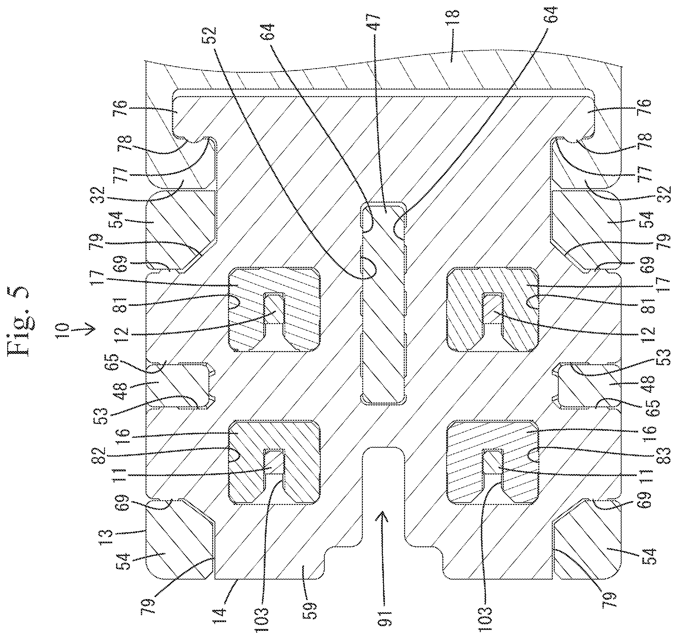Patent US12322908 Figure 5 – Shield connector