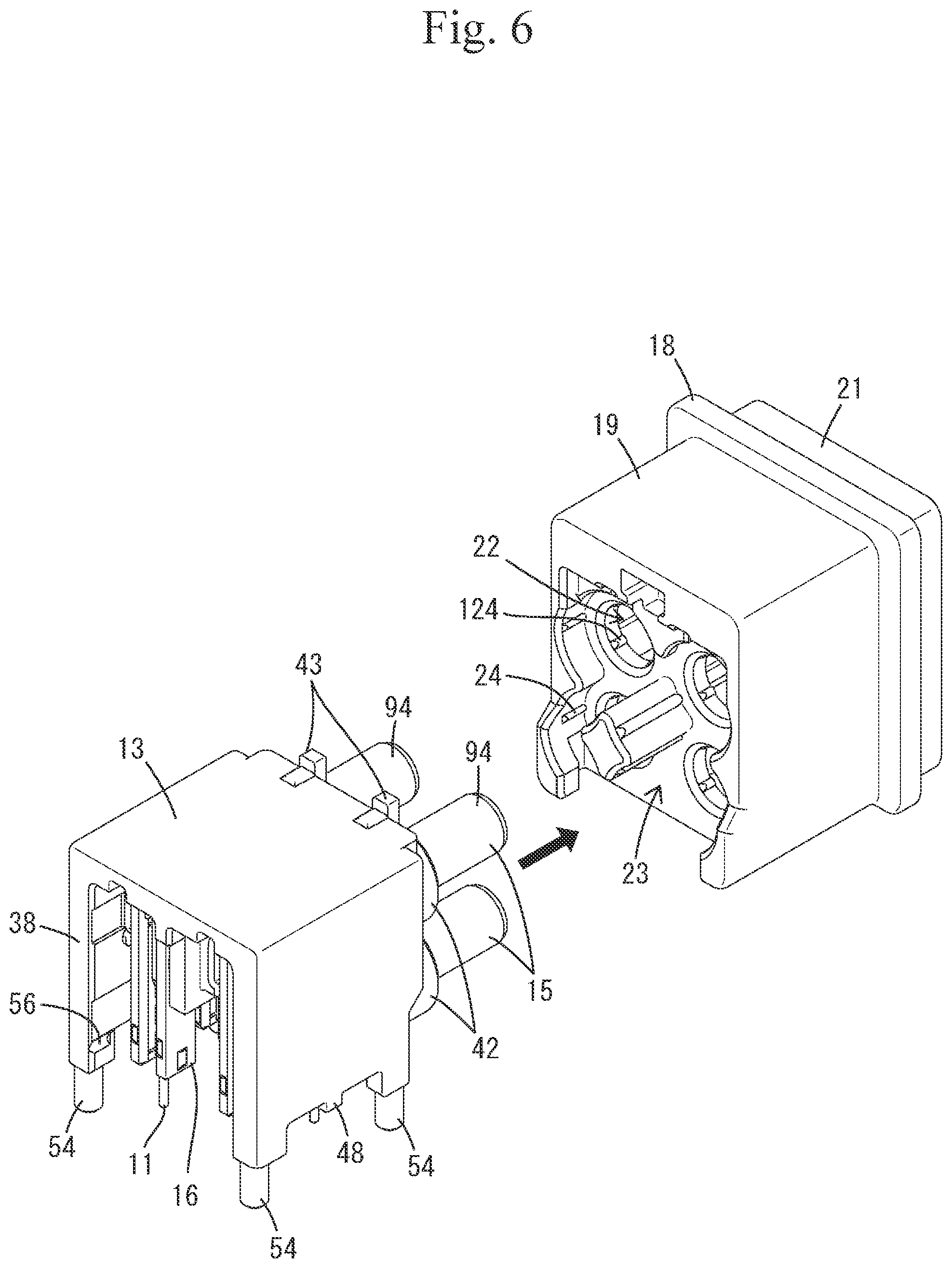 Patent US12322908 Figure 6 – Shield connector