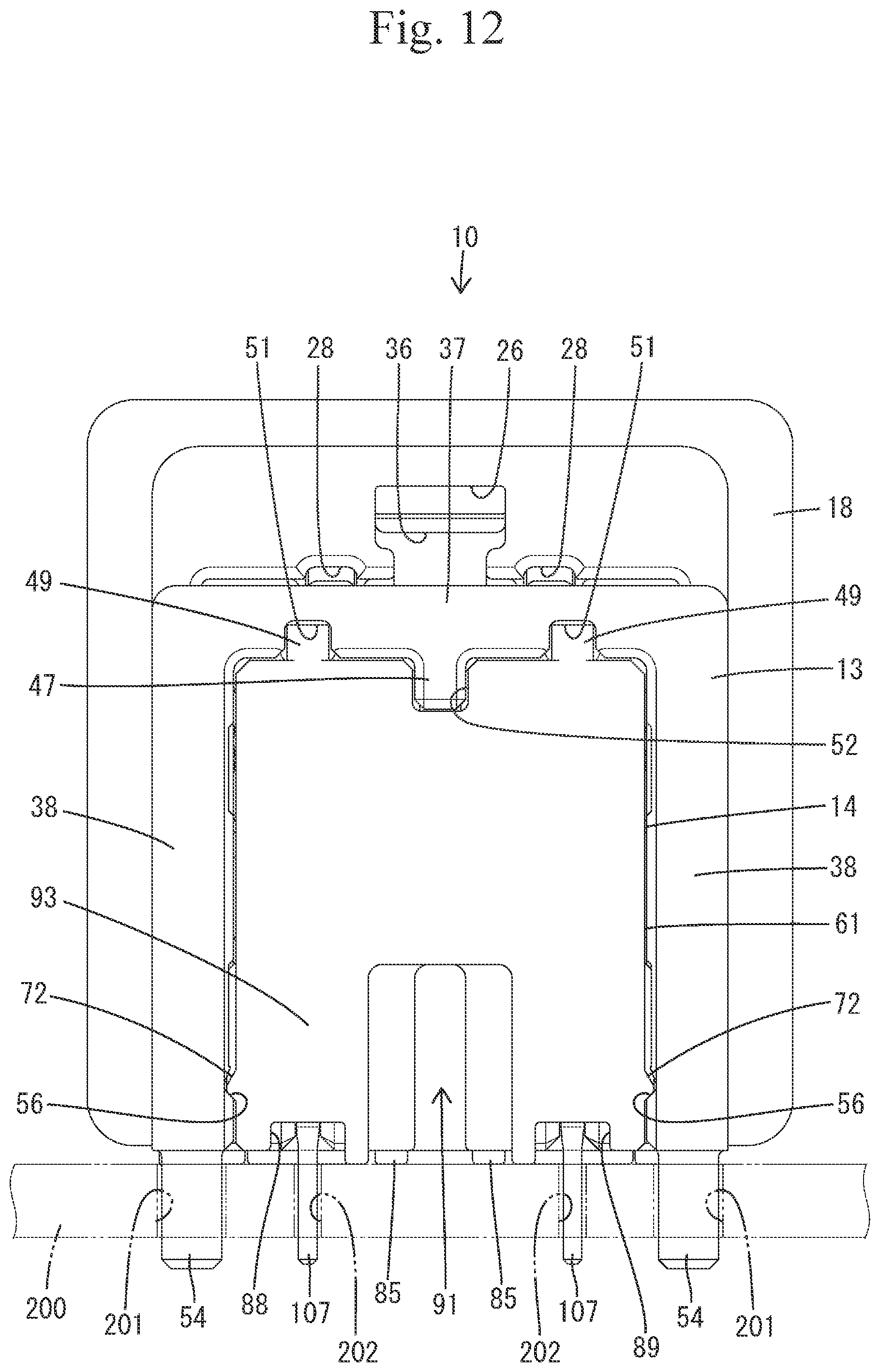 Patent US12322908 Figure 12 – Shield connector