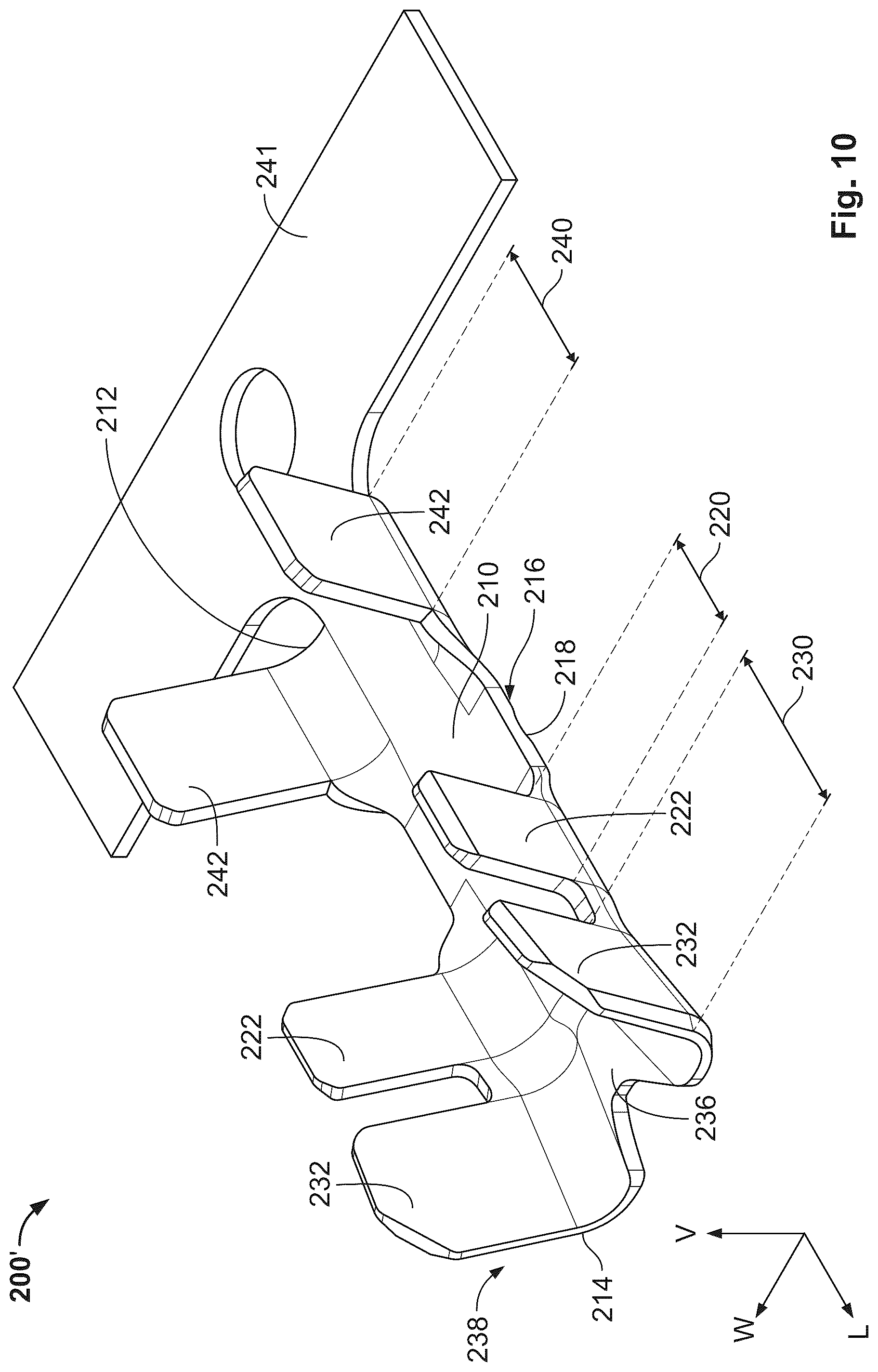 Patent US12322909 Figure 12 – Angled subassembly for an angled connector