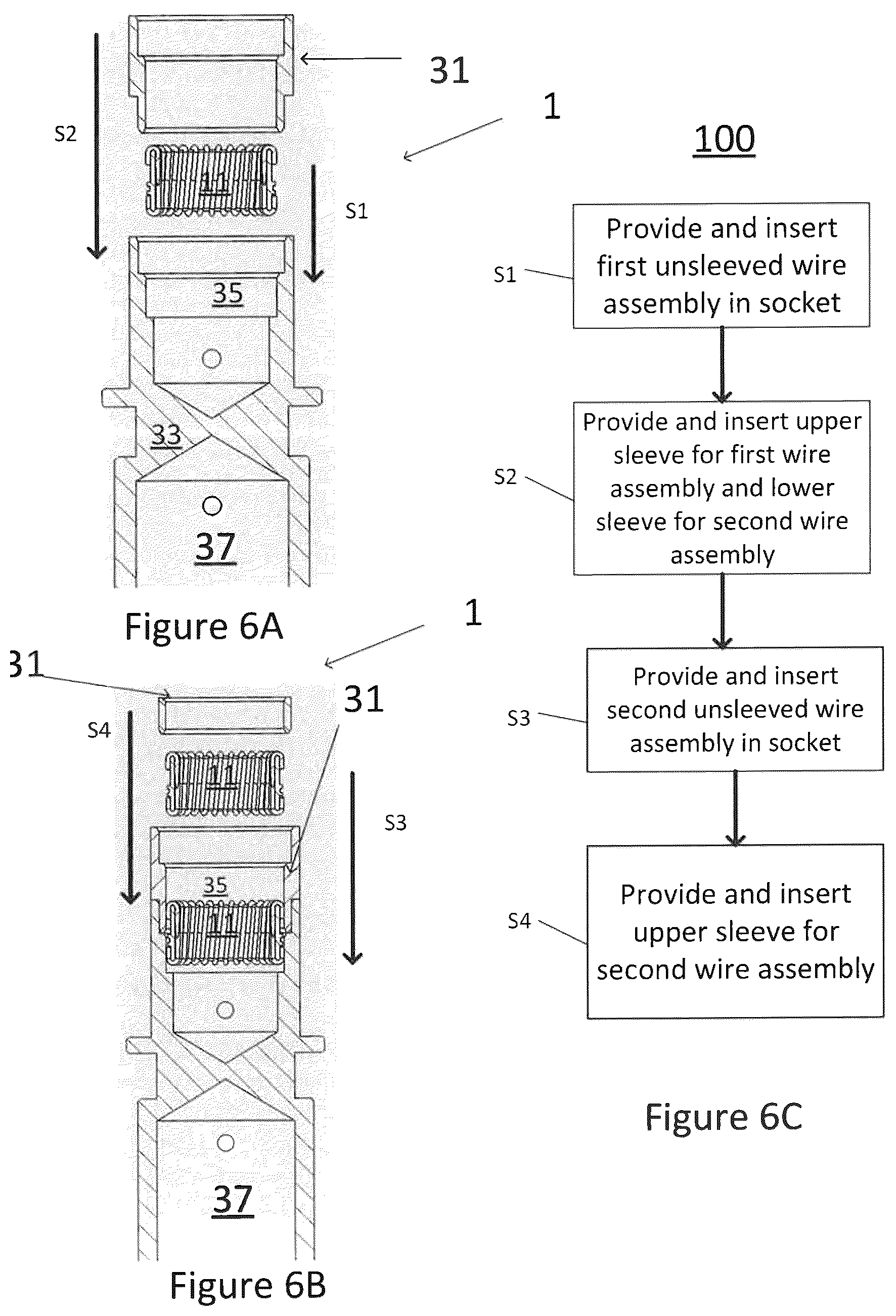 Patent US12322911 Figure 5 – Female contact with at least one new wire assembly