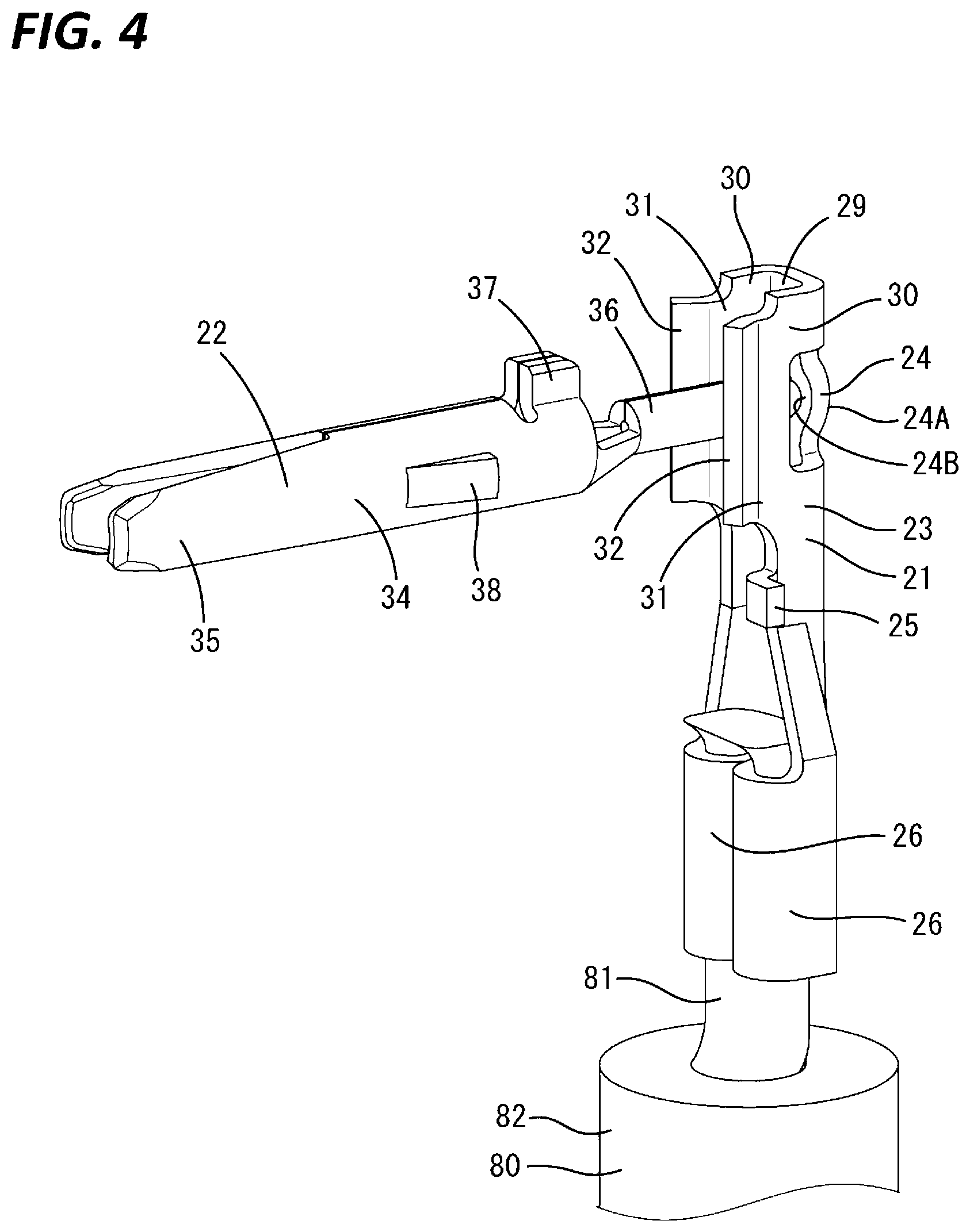 Patent US12322913 Figure 4 – Connector with improved shielding