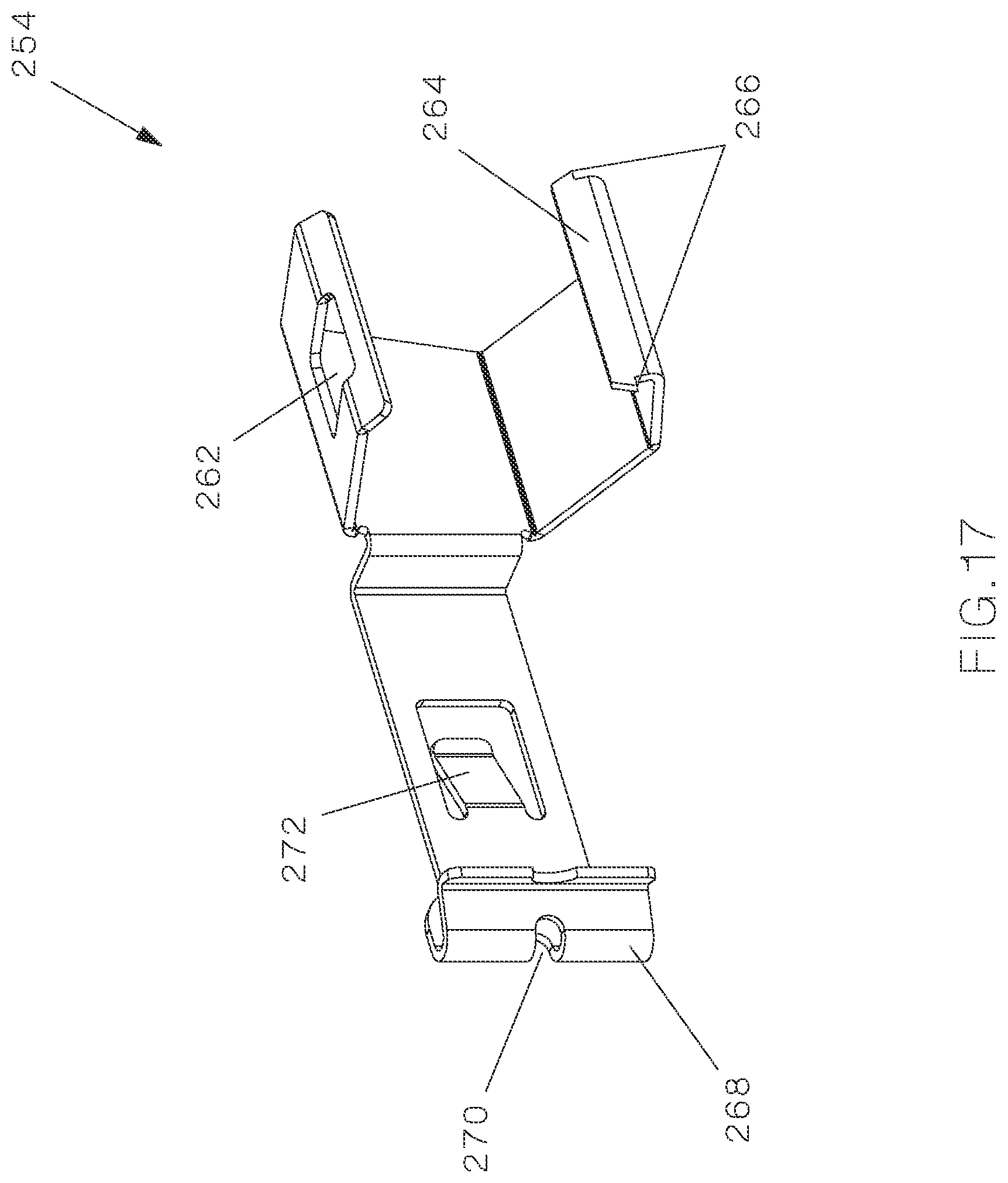 Patent US12322914 Figure 17 – Field terminable single pair ethernet connector with angled contacts