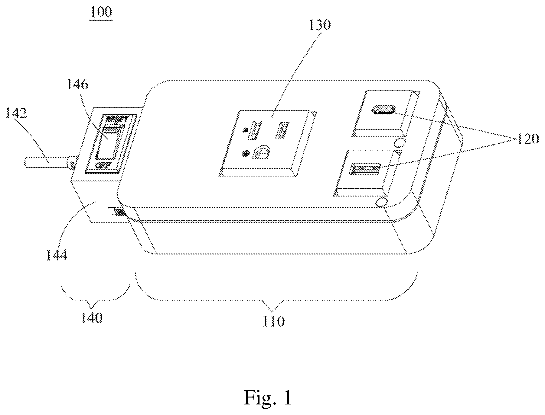 Patent US12322915 — Electric signal adapting device — Figure 1