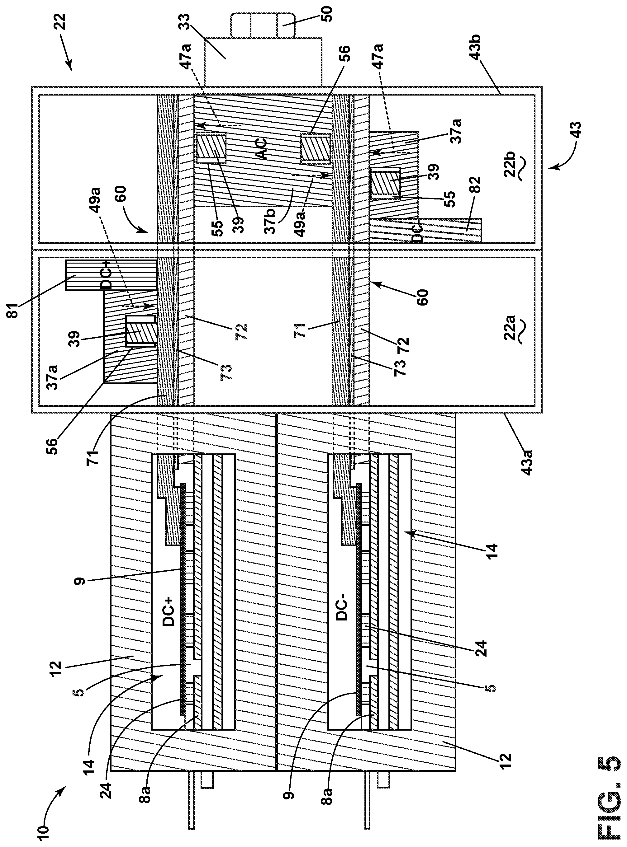 Patent US12322916 Figure 5 – Electronic connection assembly