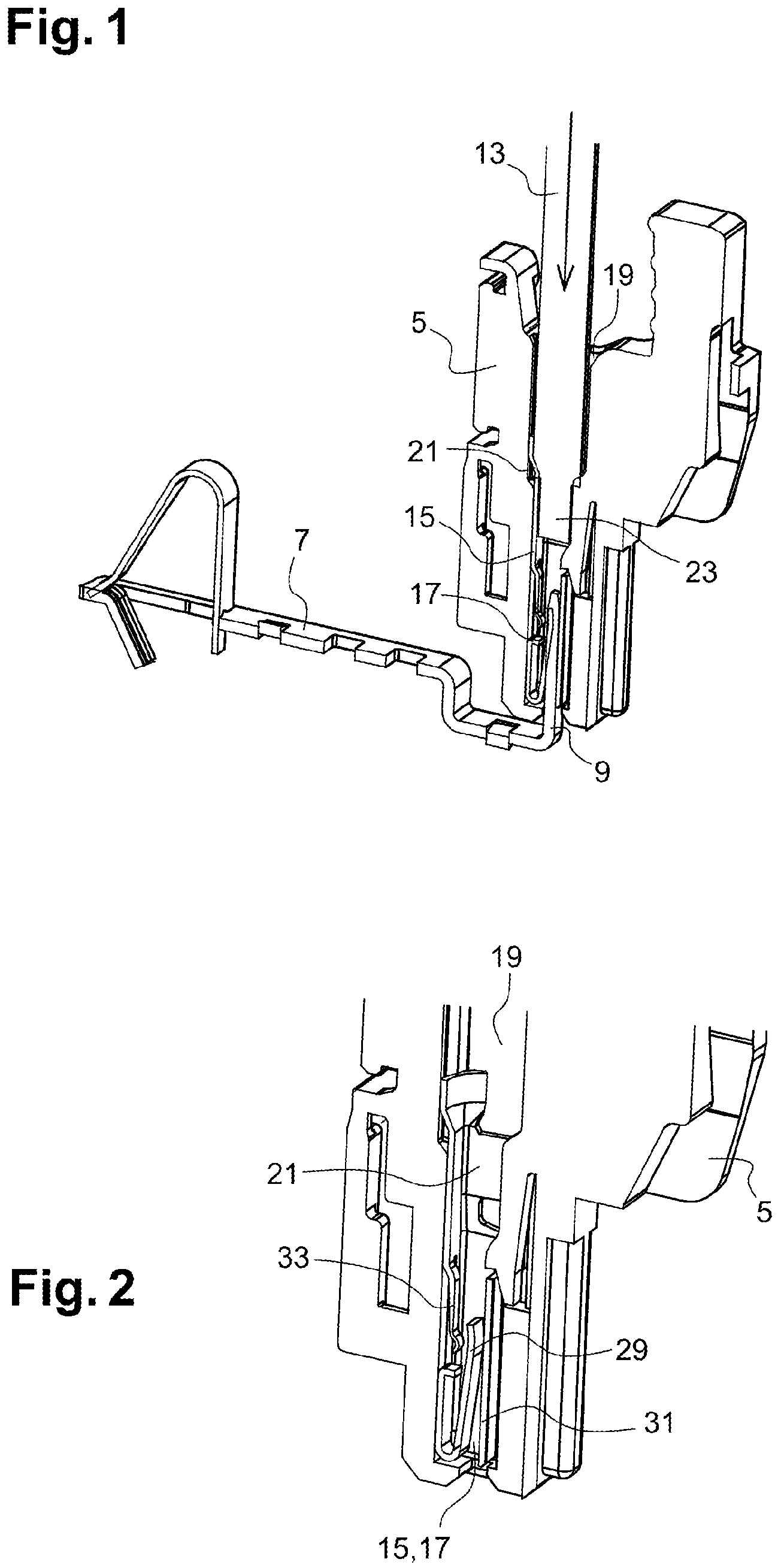 Patent US12322919 — Electrical assembly with a pluggable connector having a through-opening for a receiving a conductor adapter — Figure 1