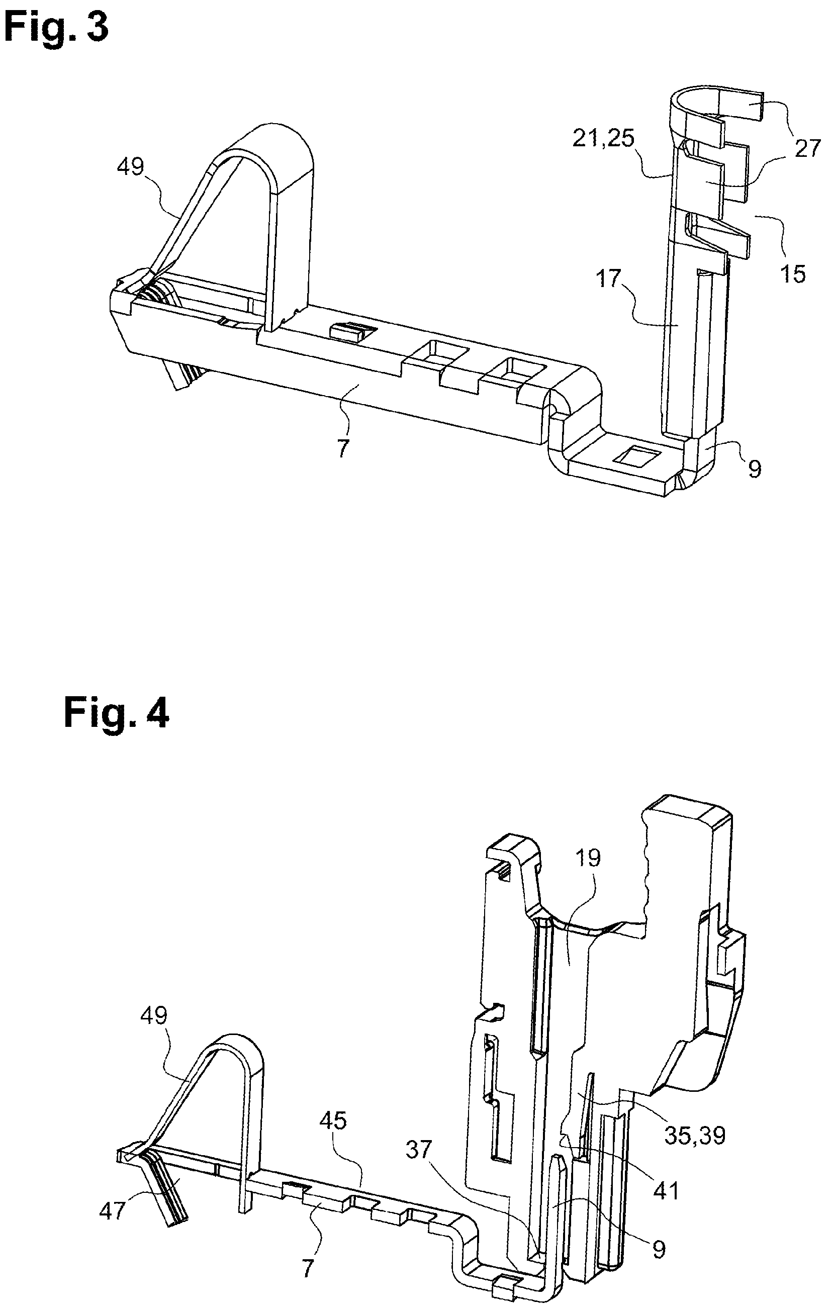 Patent US12322919 Figure 2 – Electrical assembly with a pluggable connector having a through-opening for a receiving a conductor adapter