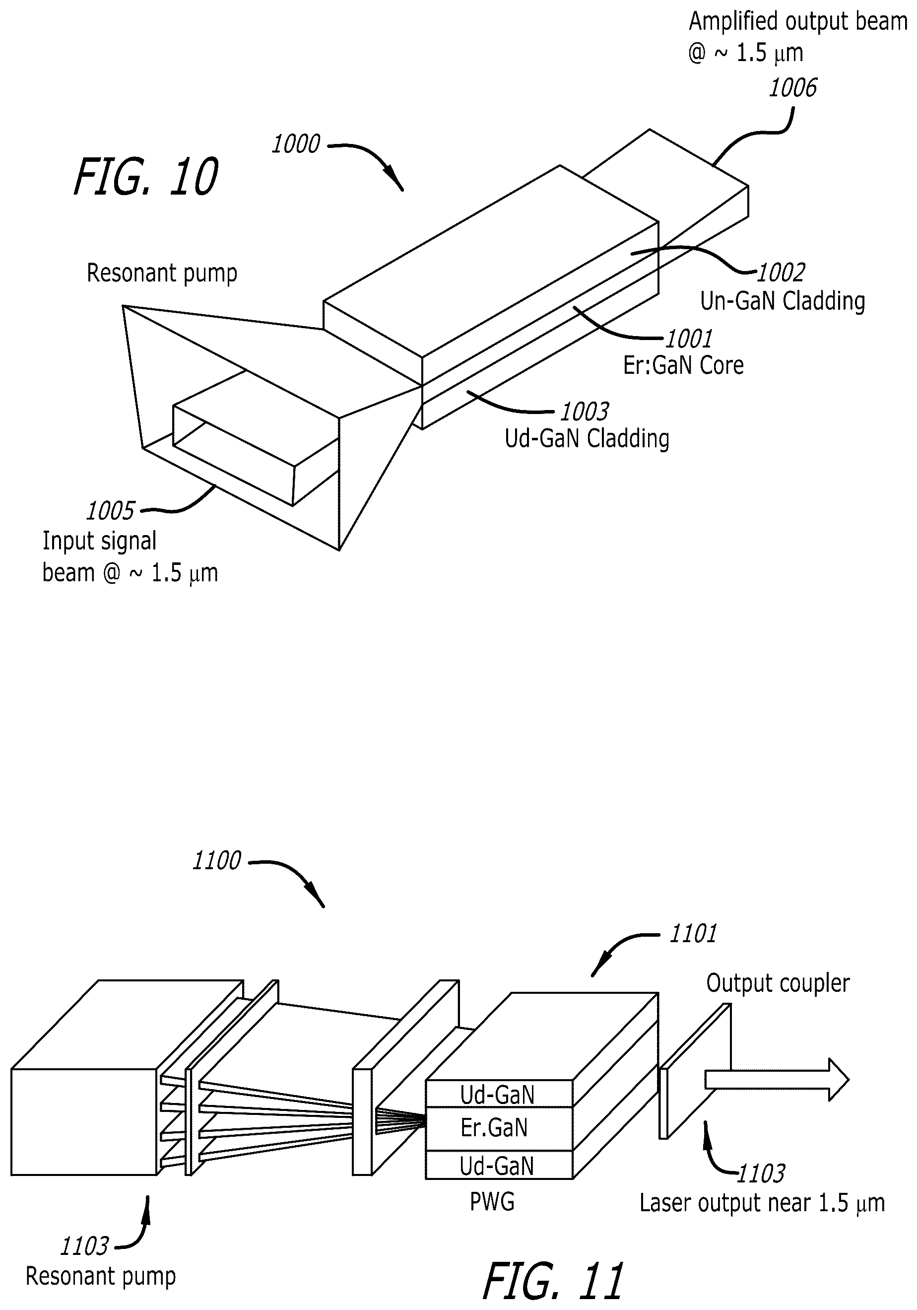 Patent US12322921 Figure 11 – Optical gain materials for high energy lasers and laser illuminators and methods of making and using same
