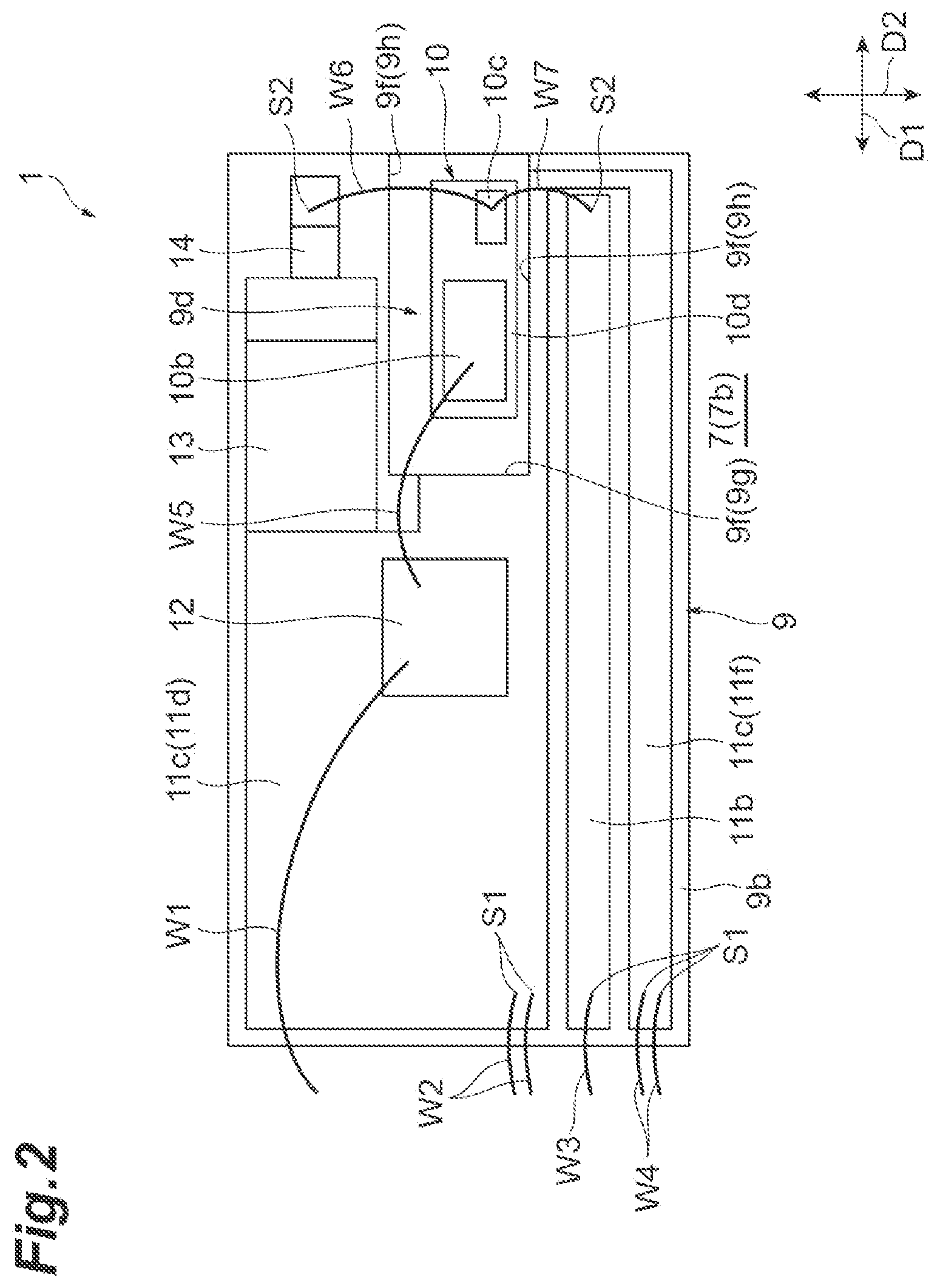 Patent US12322925 Figure 2 – Optical semiconductor module