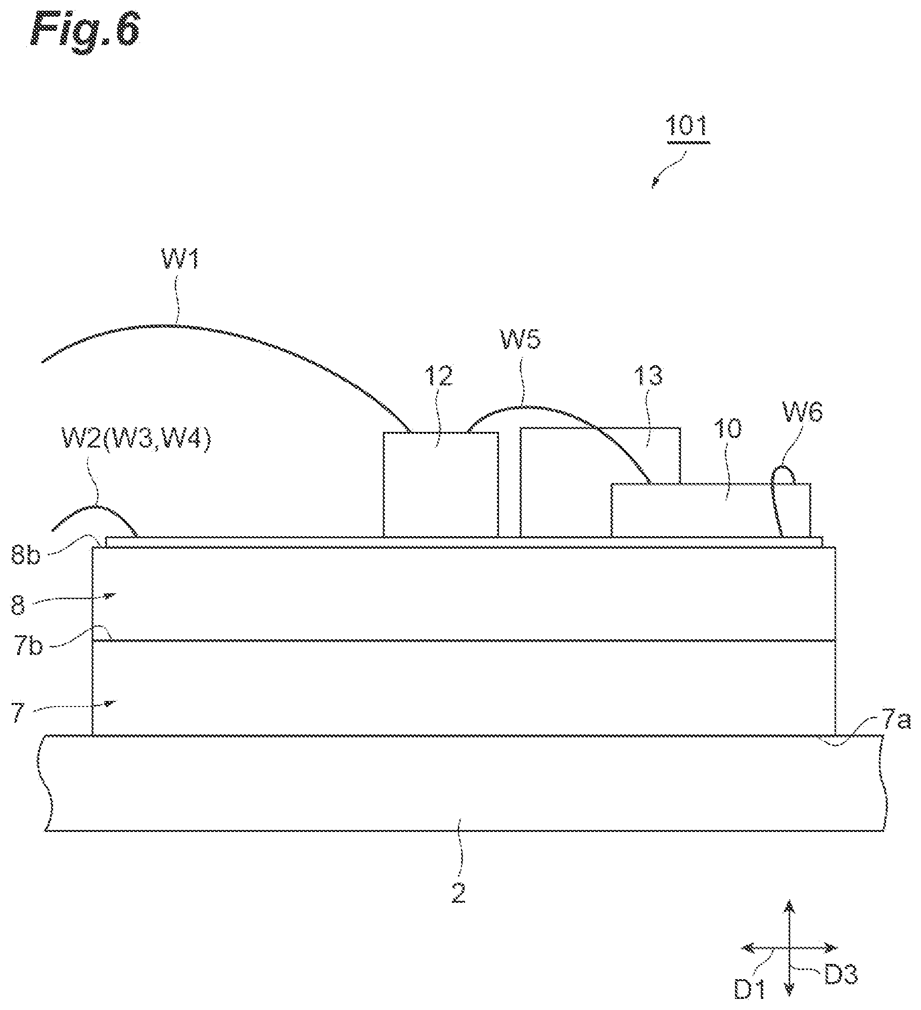 Patent US12322925 Figure 6 – Optical semiconductor module