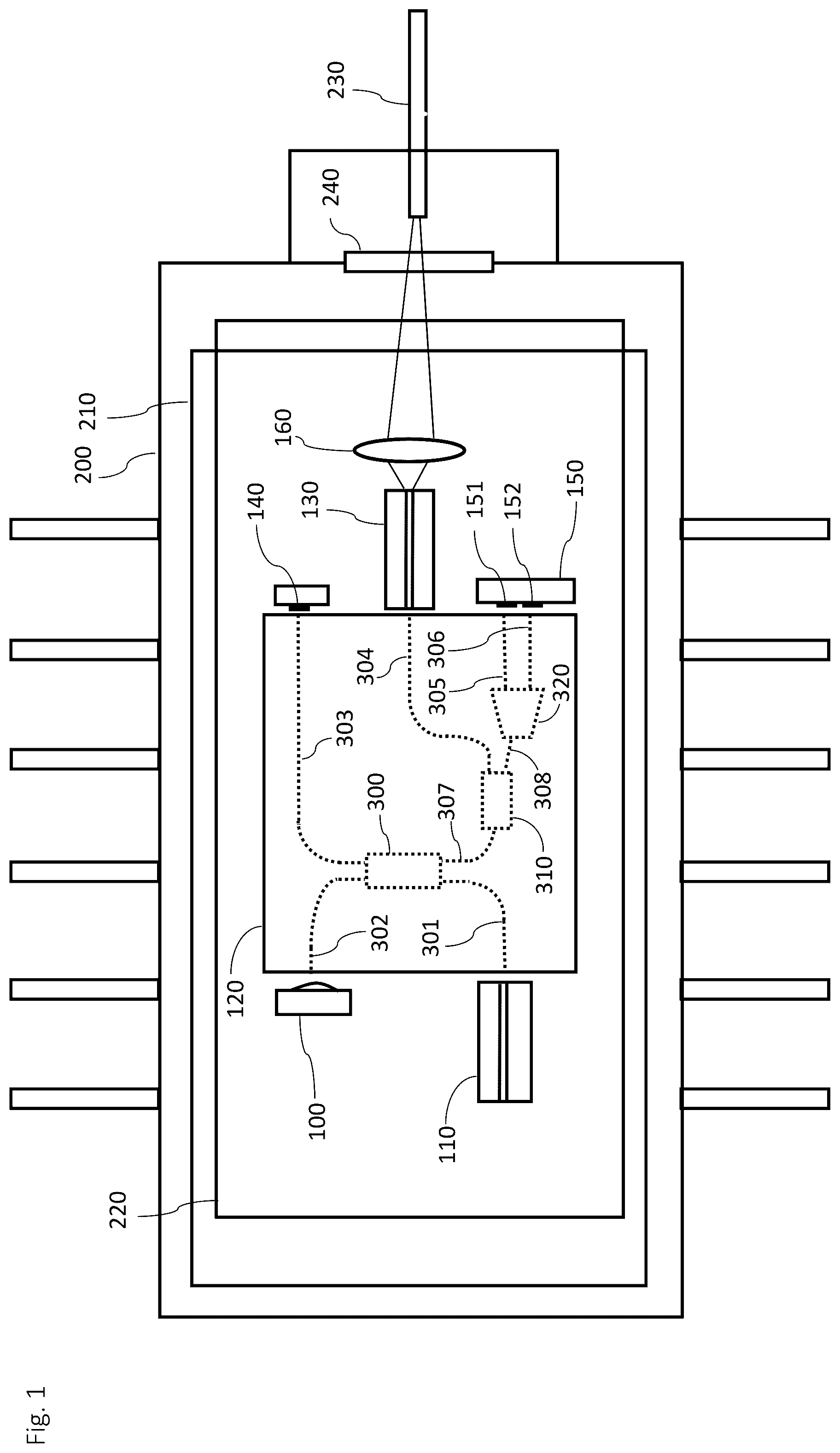 Patent US12322926 Figure 1 – Tunable laser assembly