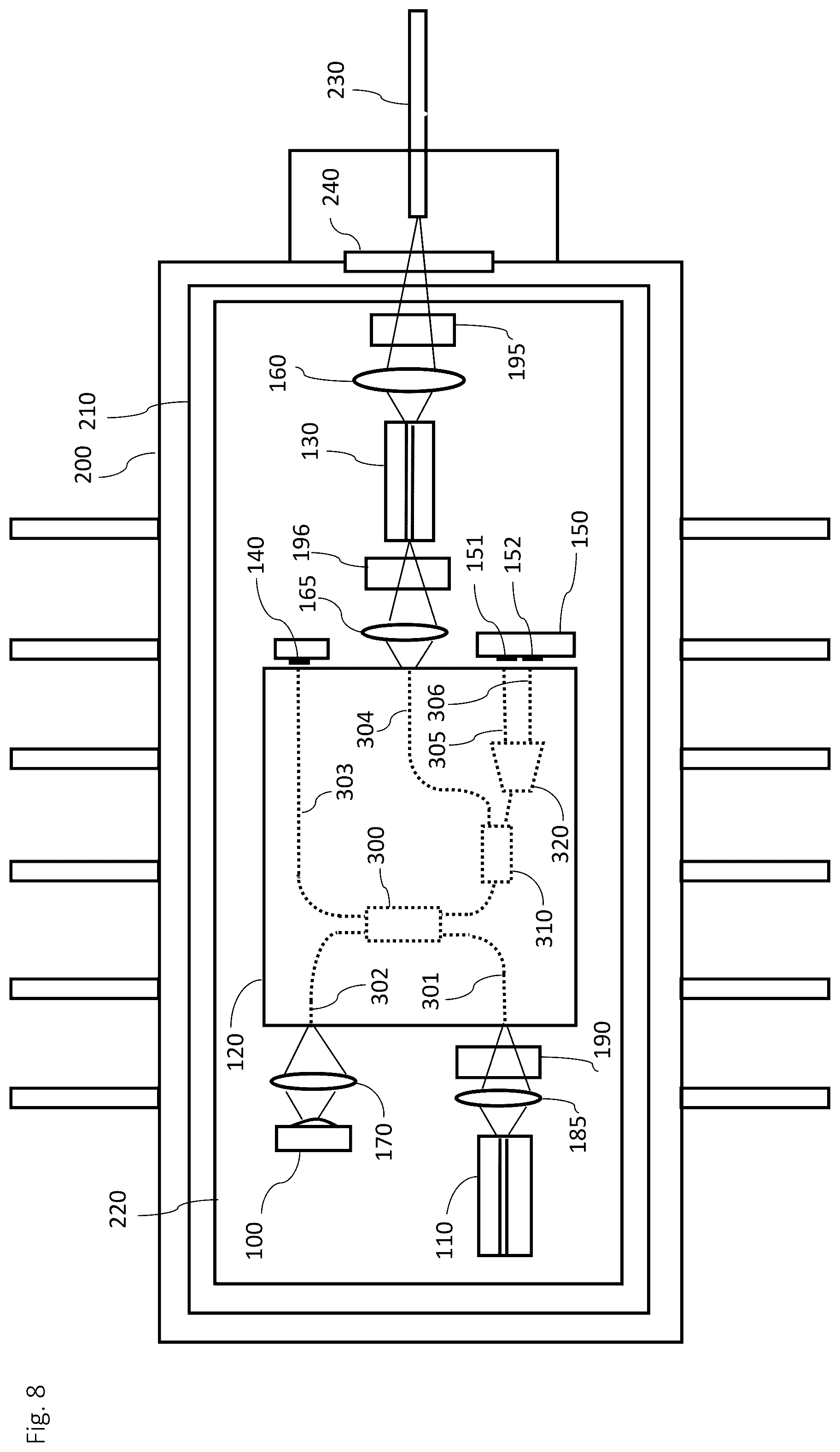 Patent US12322926 Figure 8 – Tunable laser assembly