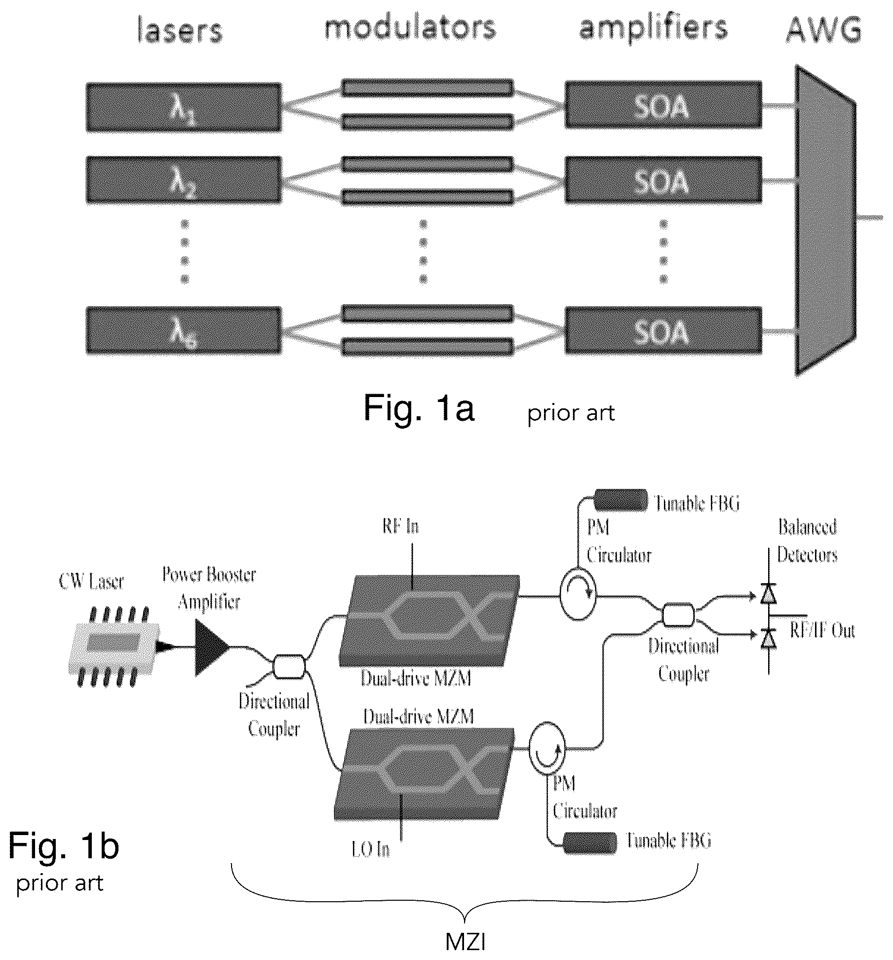 Patent US12322927 Figure 1 – Integrated multistripe laser and modulator