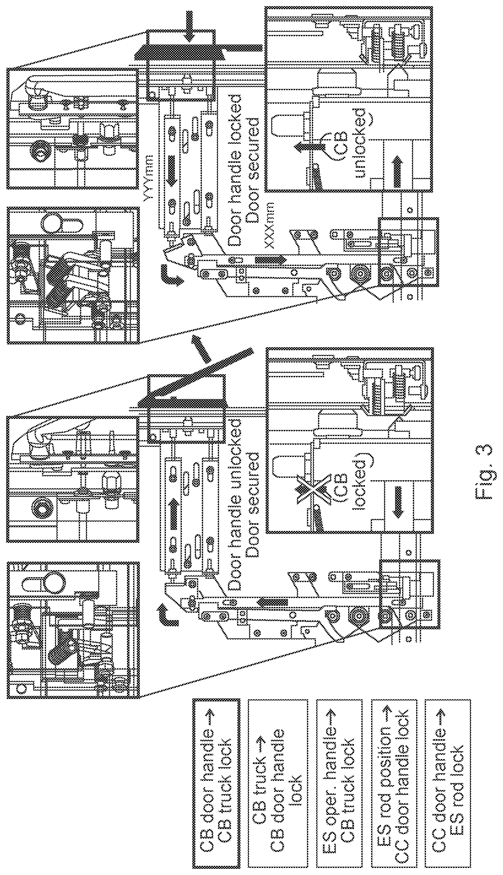 Patent US12322932 Figure 3 – Interlock system for a low, medium or high voltage switchgear