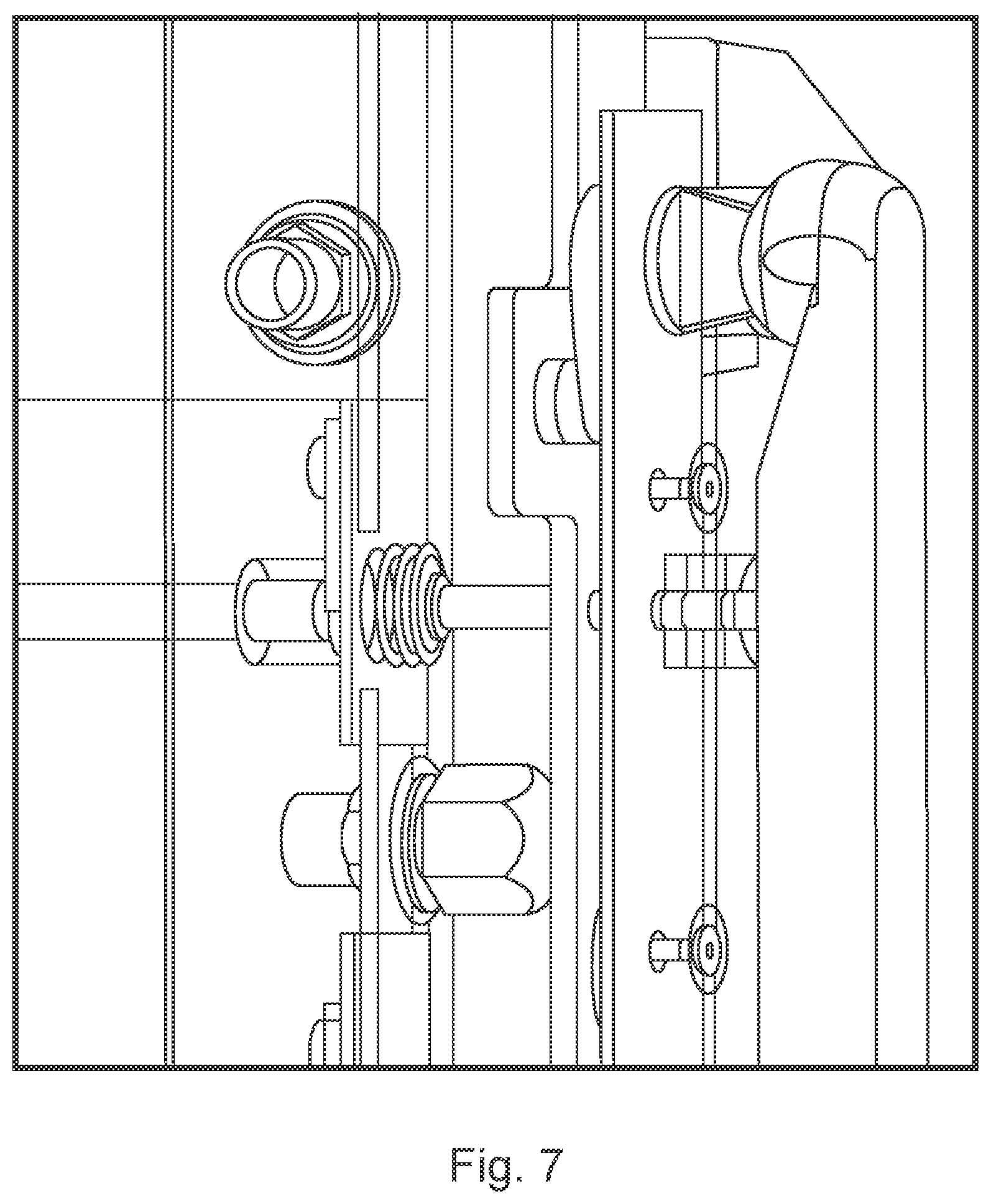 Patent US12322932 Figure 7 – Interlock system for a low, medium or high voltage switchgear
