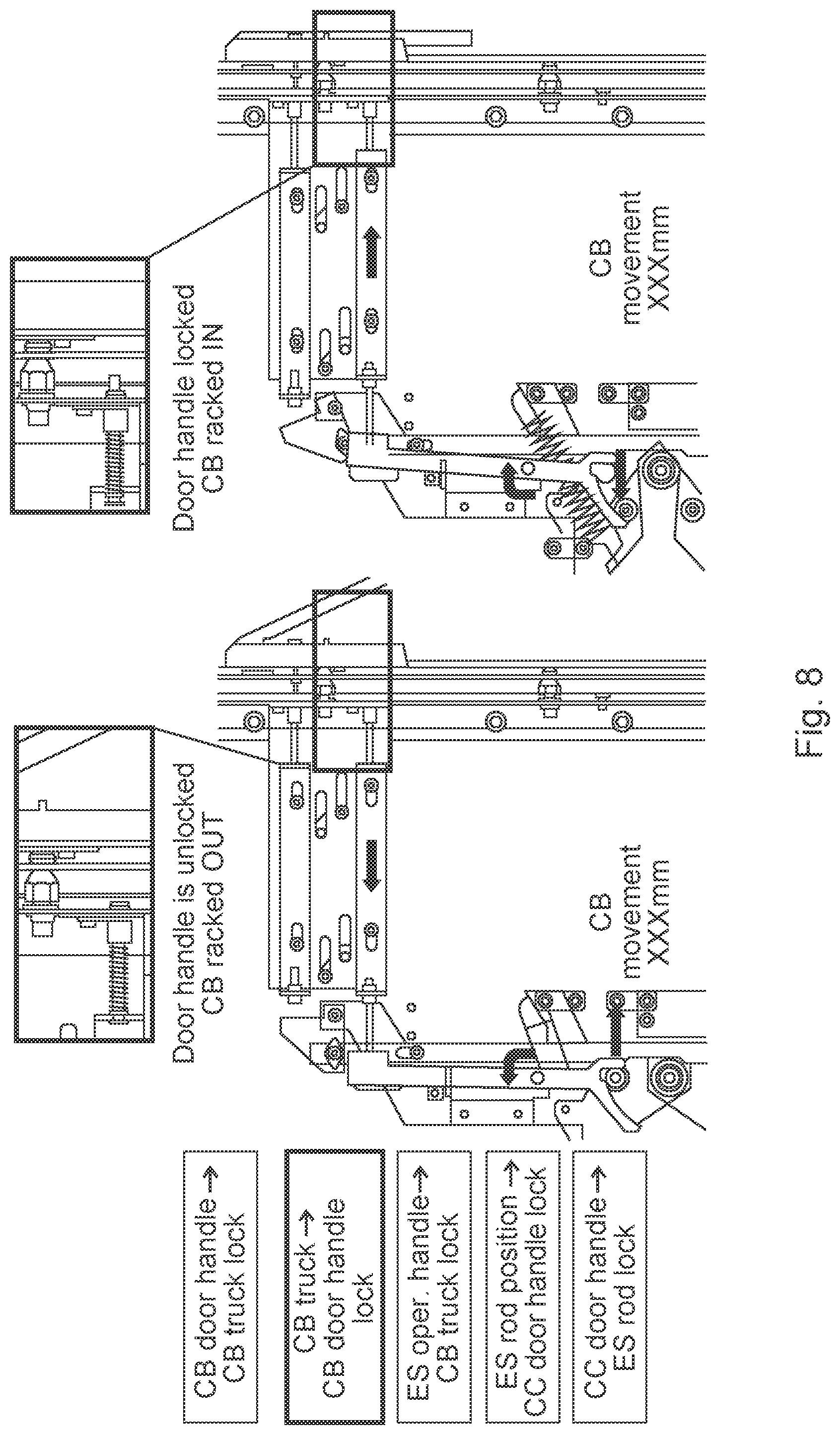 Patent US12322932 Figure 8 – Interlock system for a low, medium or high voltage switchgear