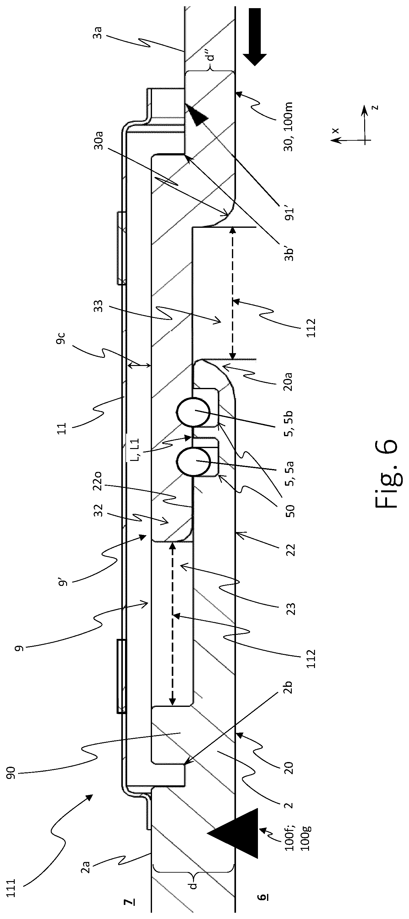 Patent US12322934 Figure 6 – Flange design for high-voltage gas-insulated switchgear (GIS), busbars and lines (GIL)