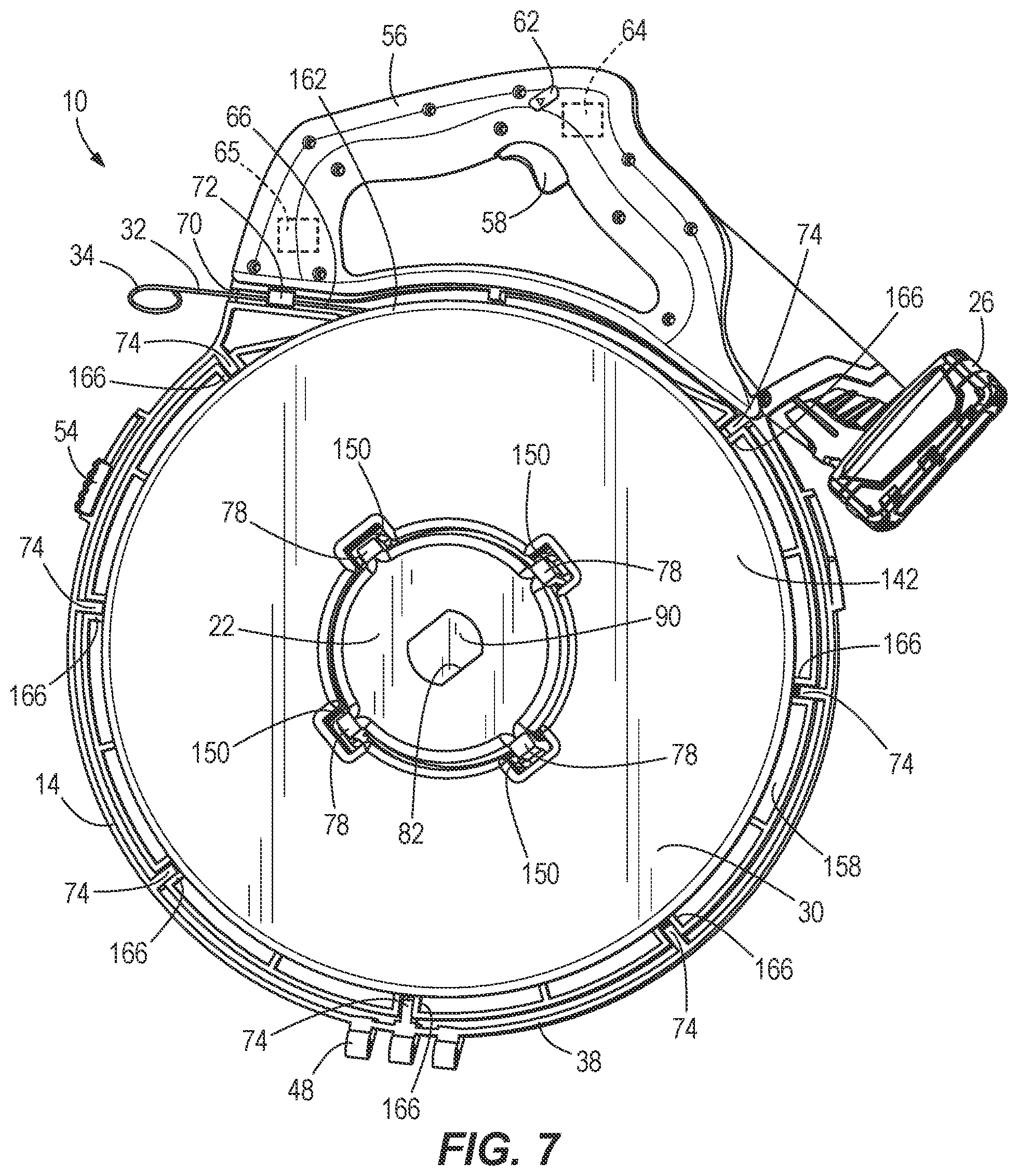 Patent US12322939 Figure 5 – Fish tape assembly