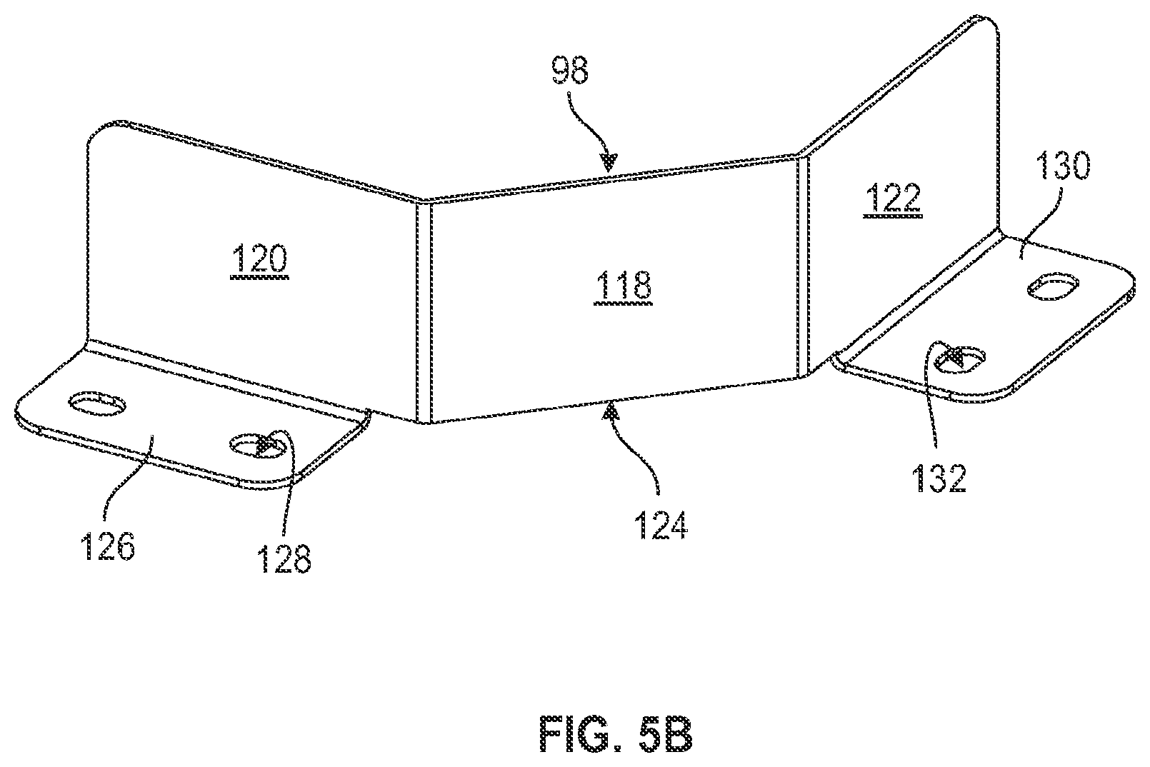 Patent US12322943 Figure 5 – Non-welded horizontal cable tray redirector