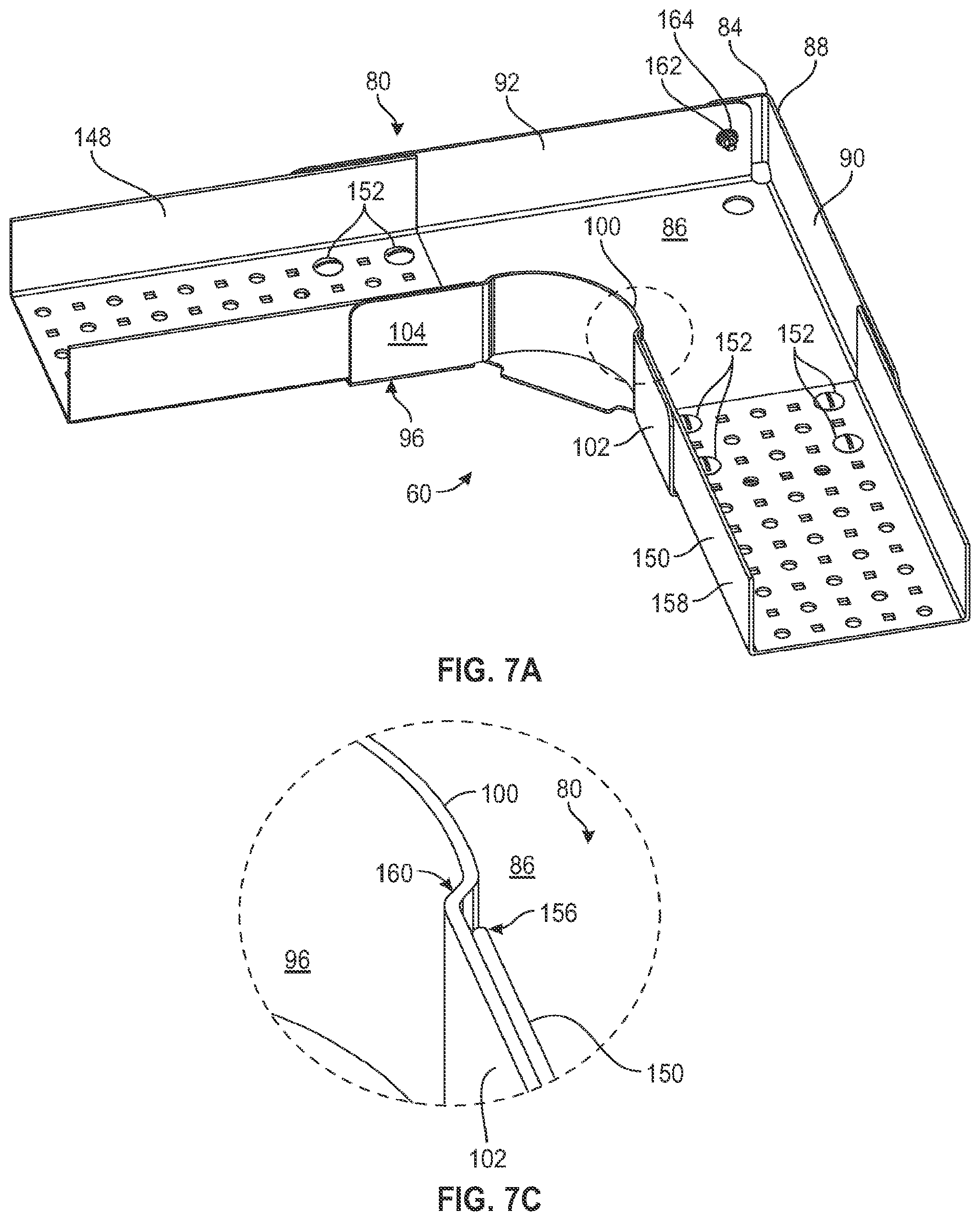 Patent US12322943 Figure 10 – Non-welded horizontal cable tray redirector