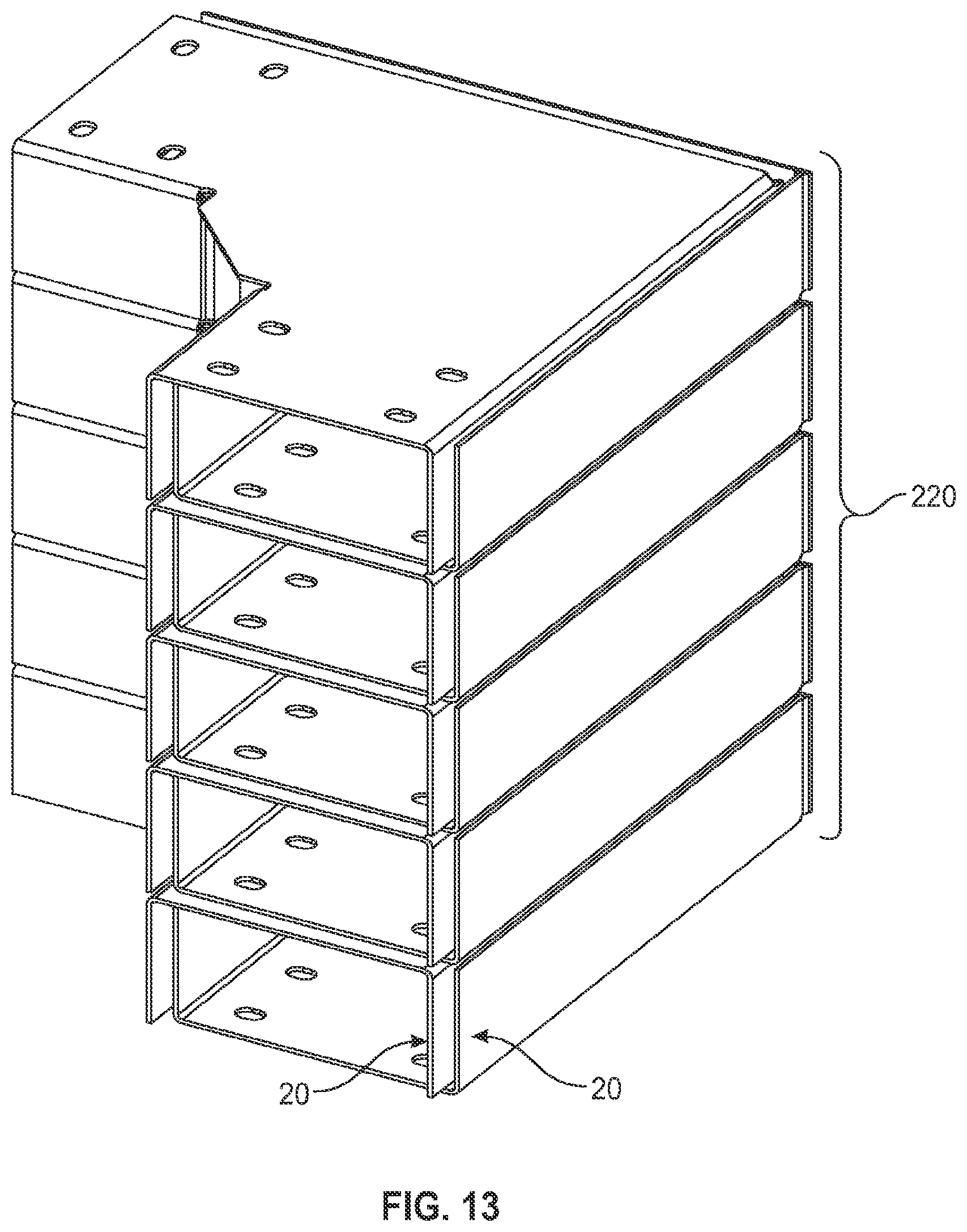 Patent US12322943 Figure 17 – Non-welded horizontal cable tray redirector