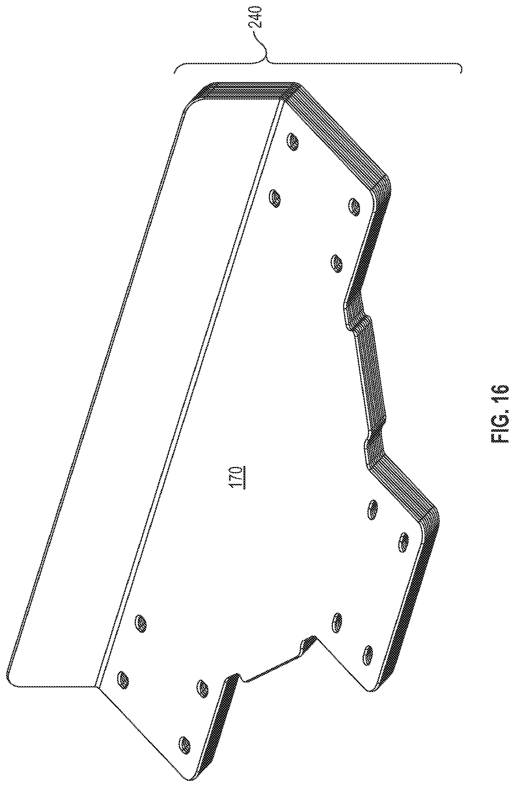 Patent US12322943 Figure 19 – Non-welded horizontal cable tray redirector