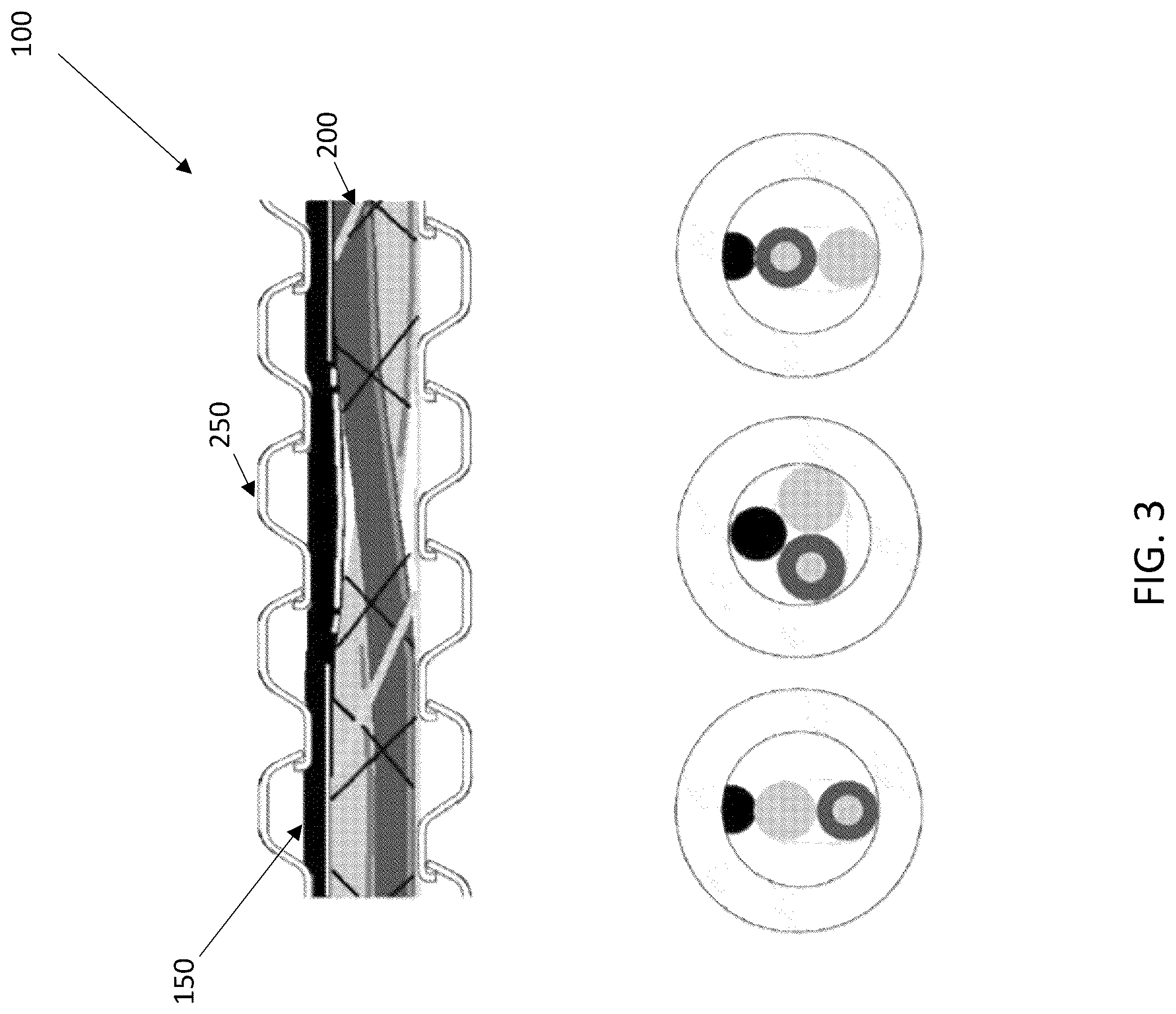 Patent US12322944 Figure 3 – Armored cable assembly with grounding path component equipped armor