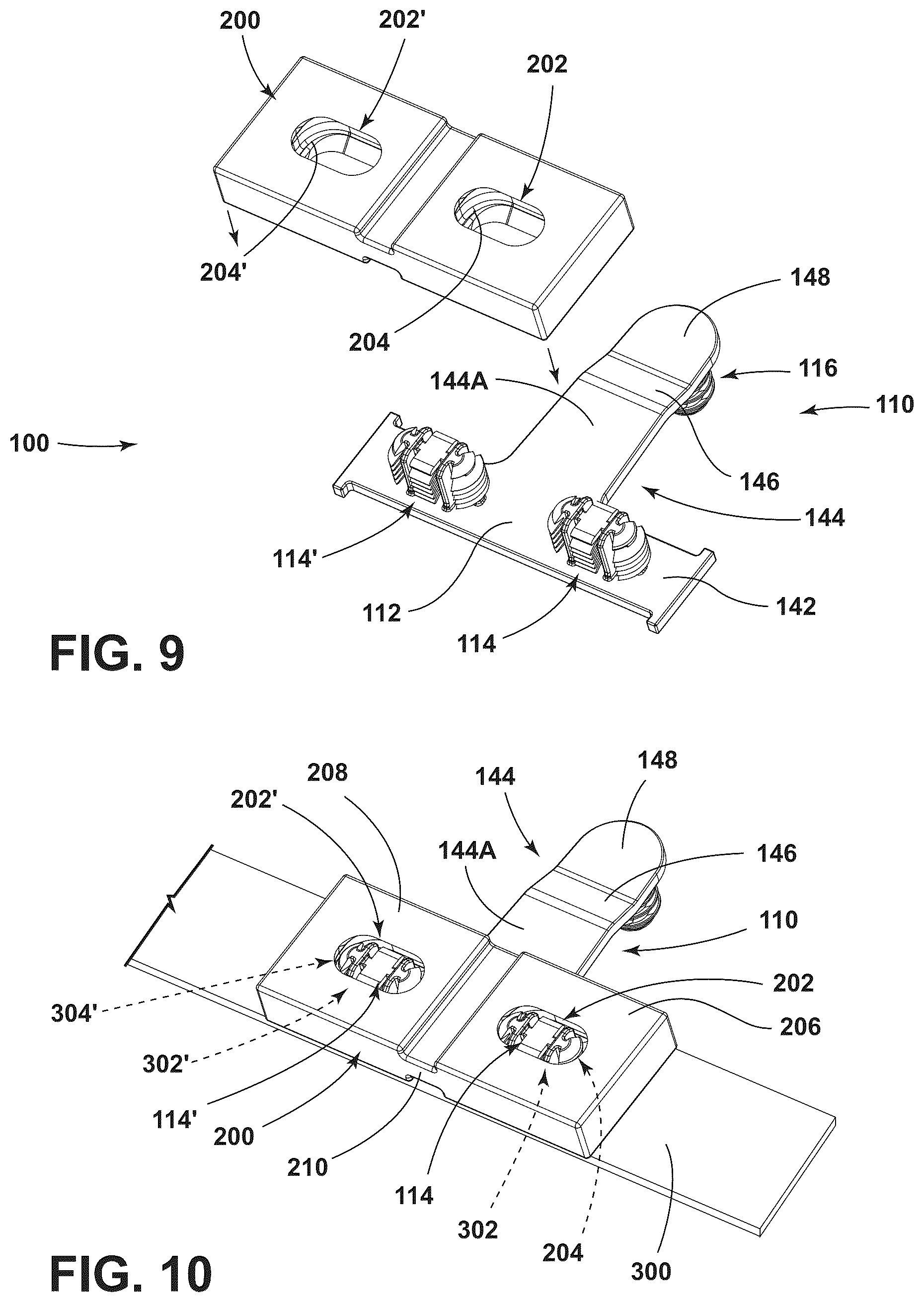 Patent US12322945 Figure 7 – Cable retainer and method