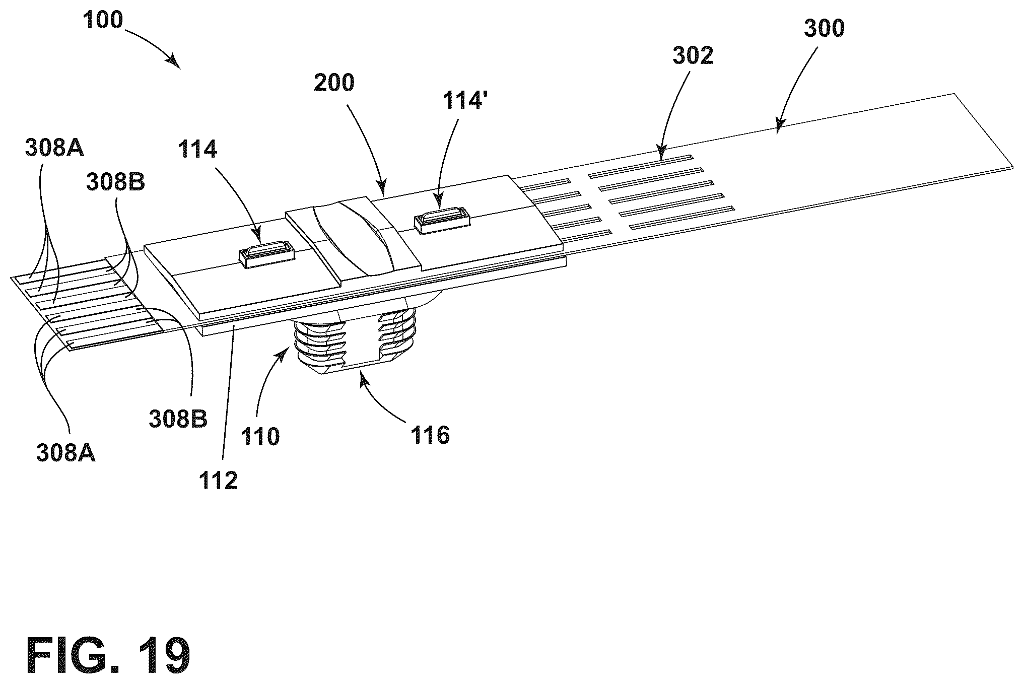 Patent US12322945 Figure 12 – Cable retainer and method