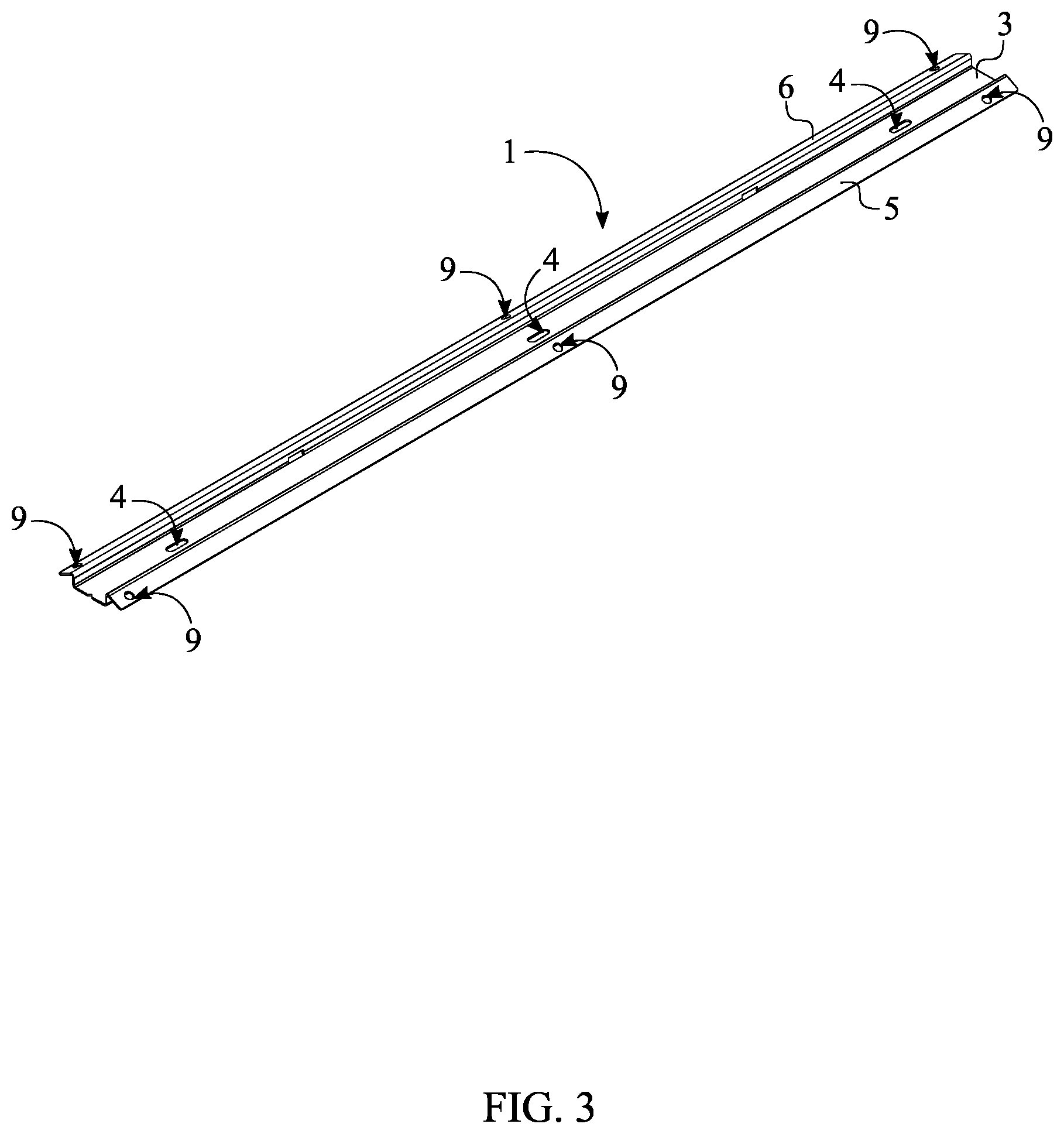 Patent US12322946 Figure 3 – Low voltage cable conduit system for stadium seating flooring