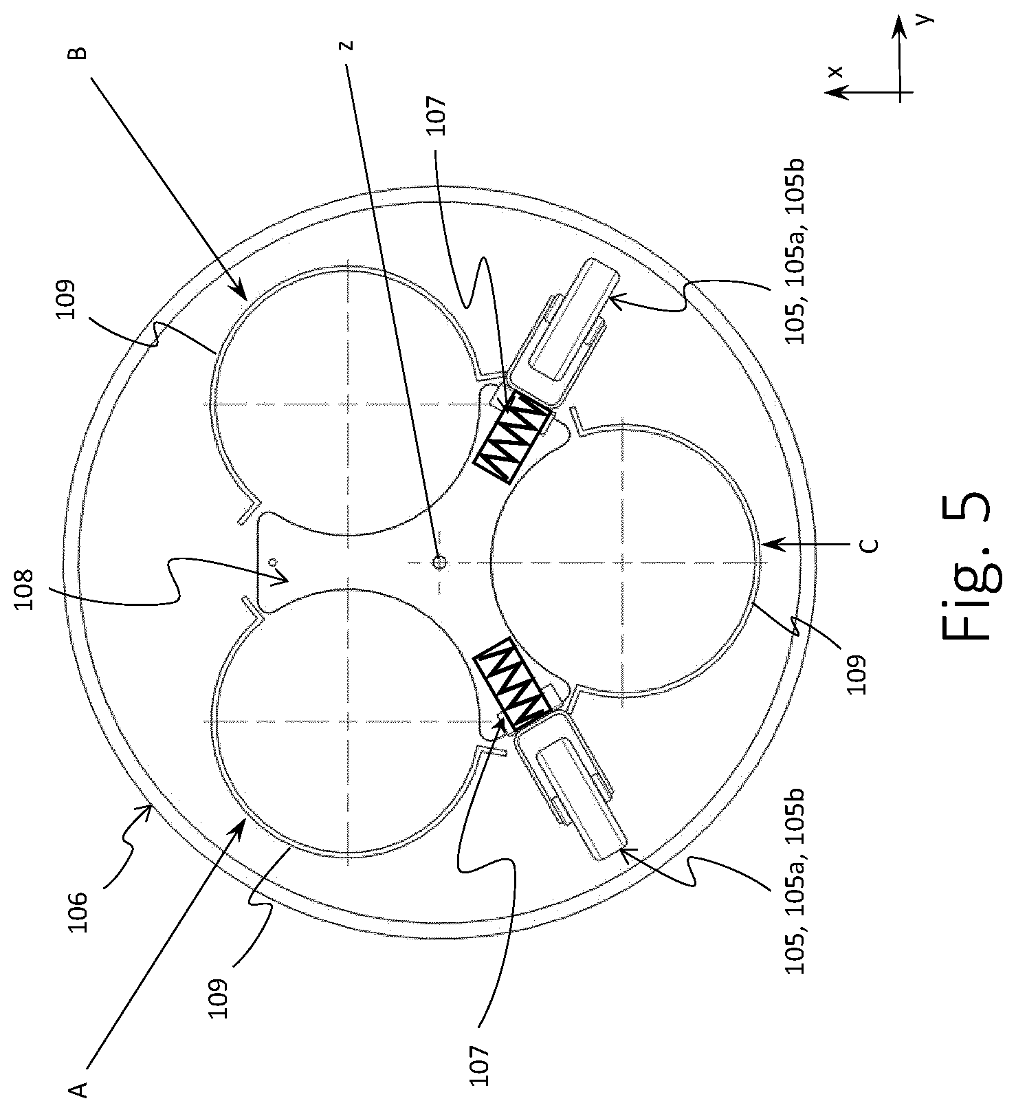 Patent US12322947 Figure 5 – Compact underground GIS for high-voltage gas-insulated substation (GIS), busbars and lines (GIL)