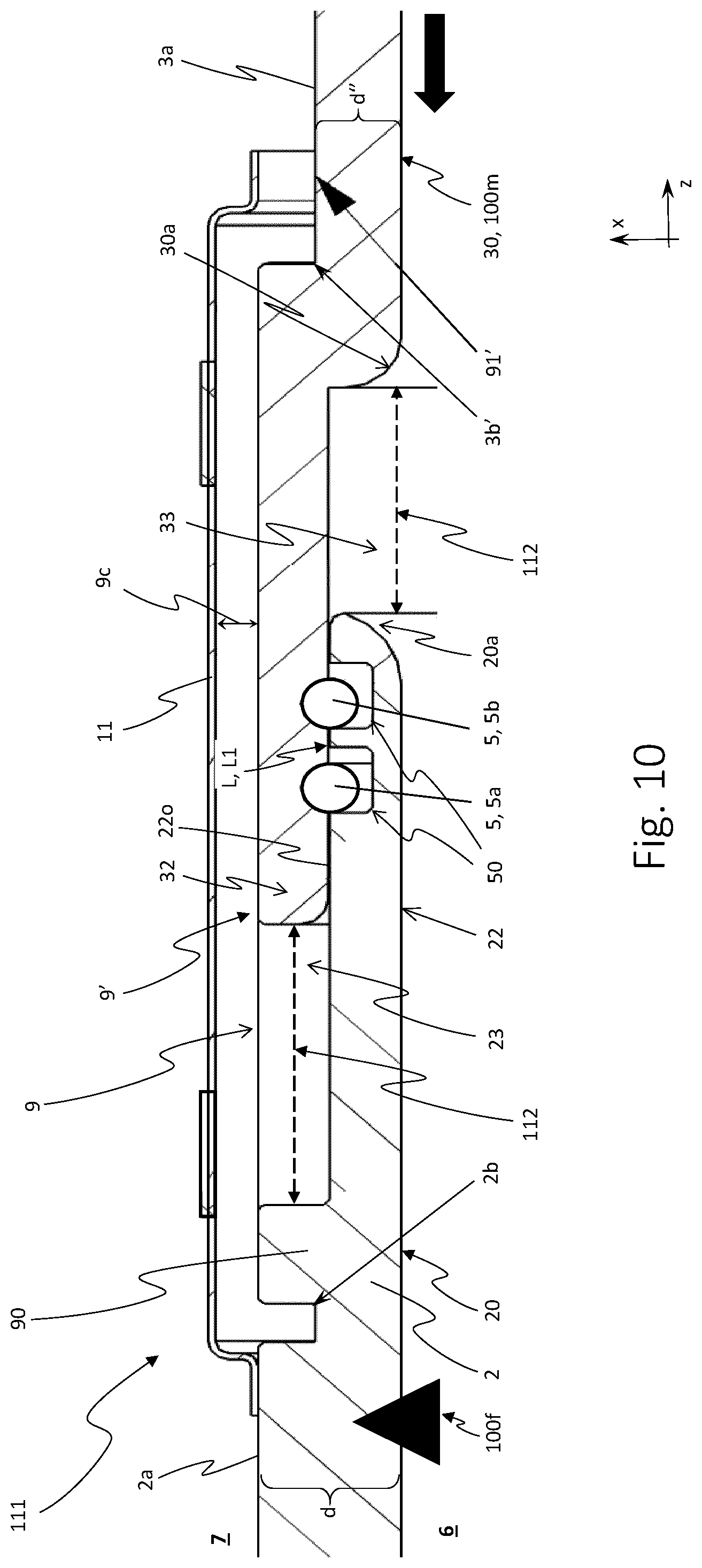 Patent US12322947 Figure 10 – Compact underground GIS for high-voltage gas-insulated substation (GIS), busbars and lines (GIL)