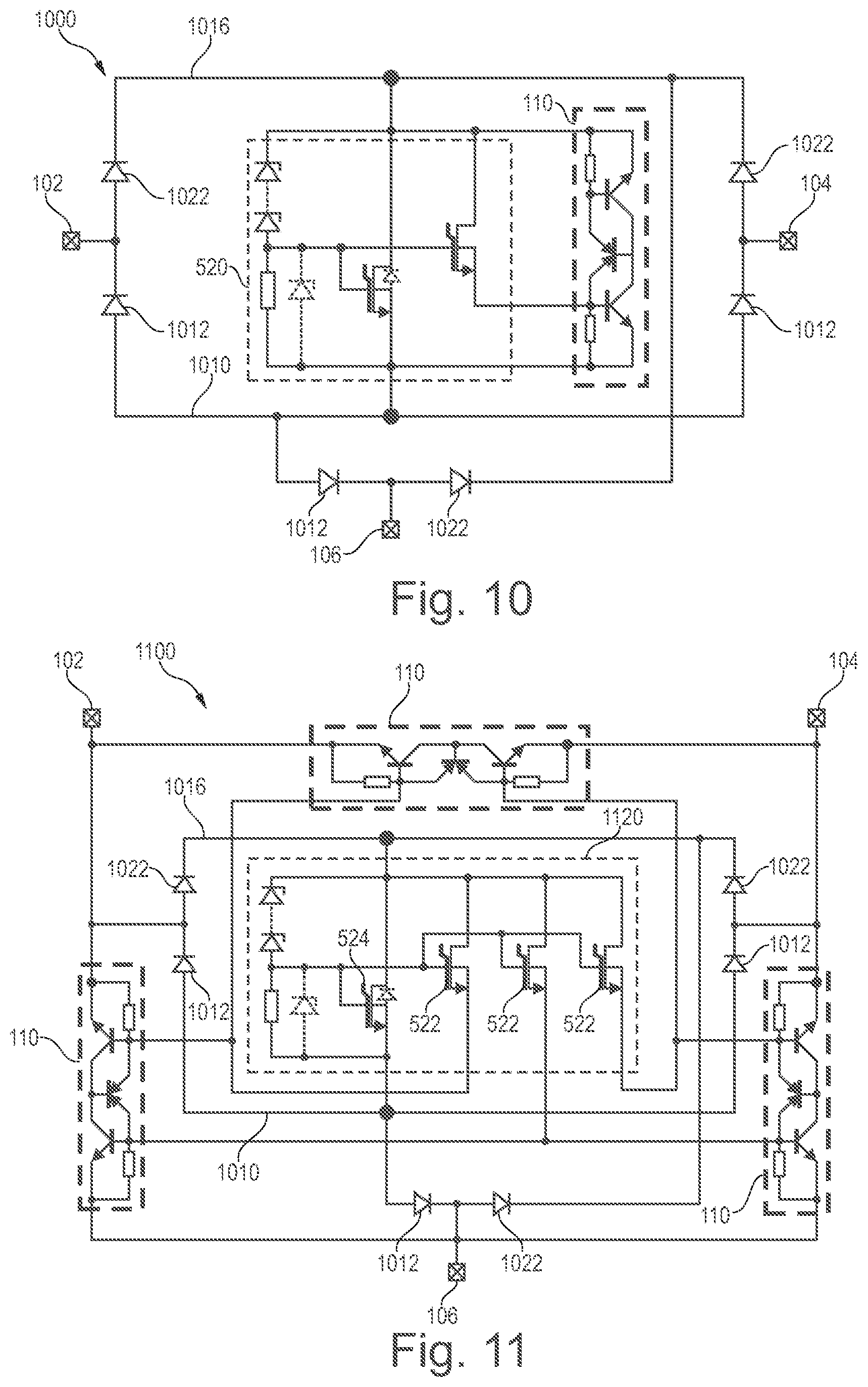Patent US12322953 Figure 8 – ESD protection circuit