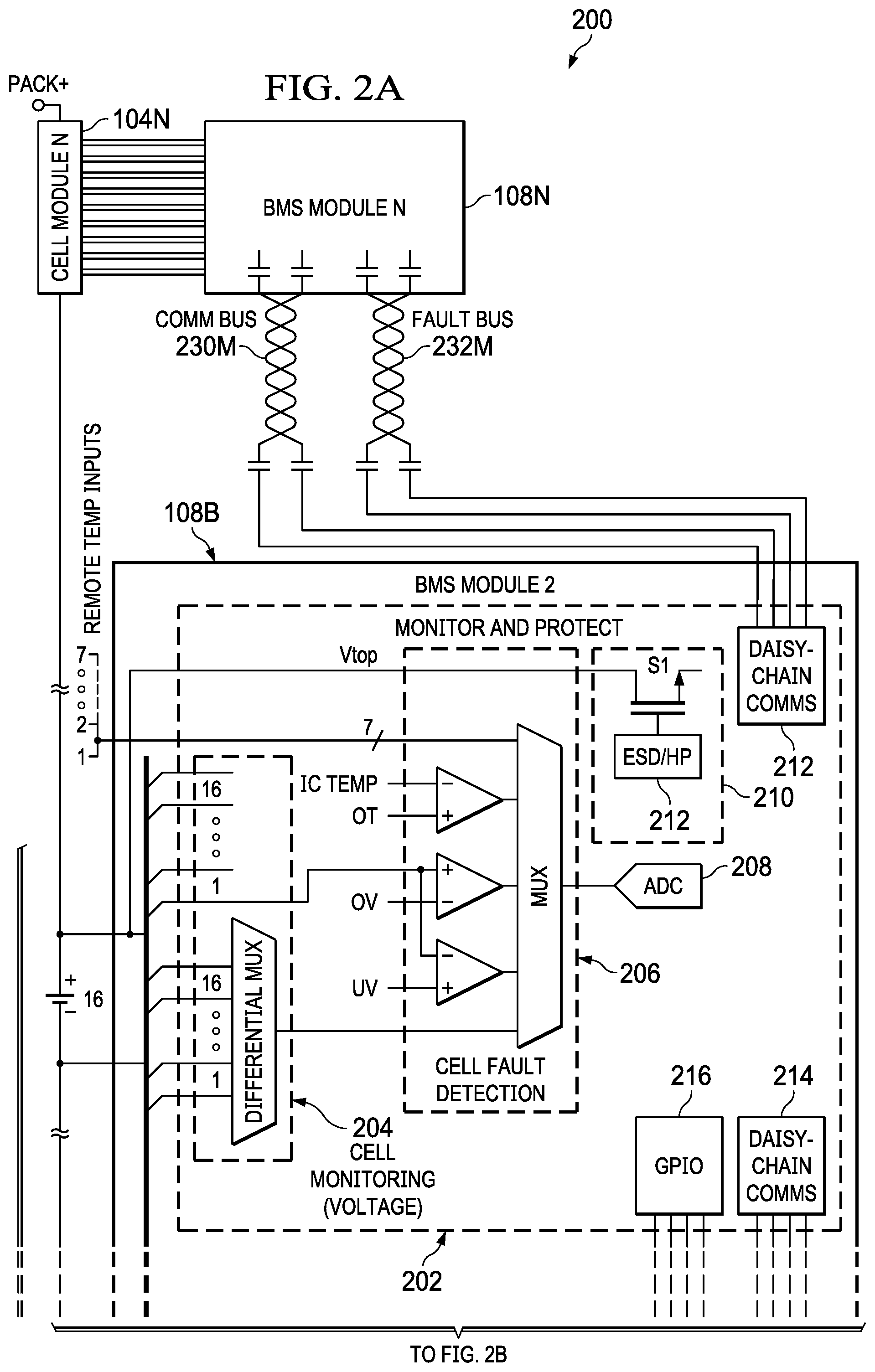 Patent US12322958 Figure 2 – Electrostatic discharge (ESD) protection circuit with disable feature based on hot-plug condition detection