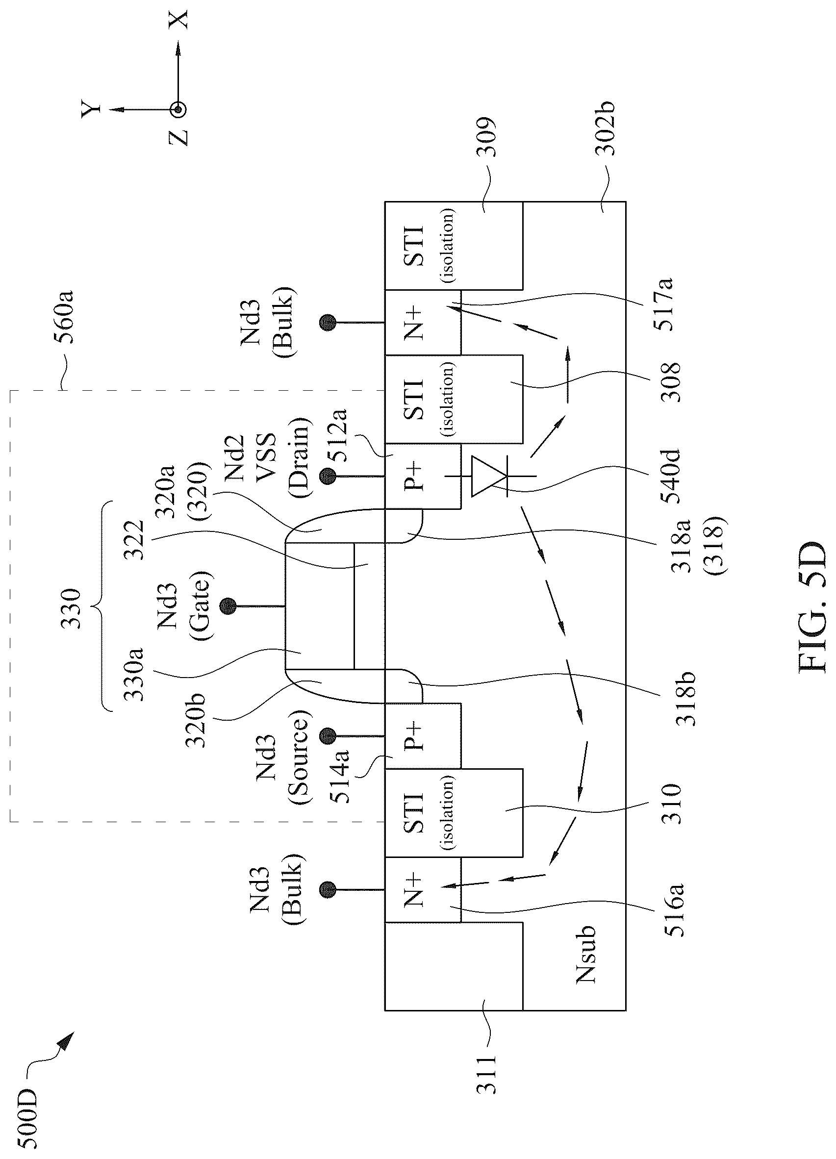 Patent US12322959 Figure 20 – Electrostatic discharge circuit and method of operating same