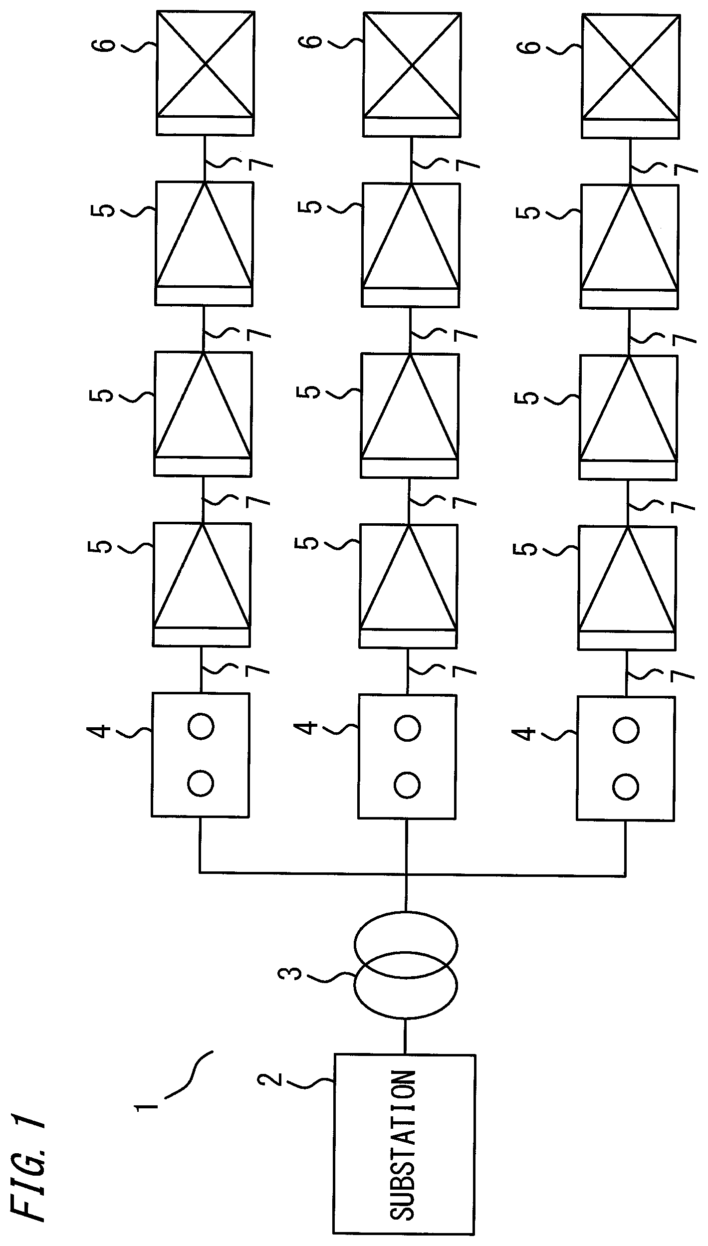Patent US12322965 Figure 1 – Distribution grid failure symptom cause estimation system