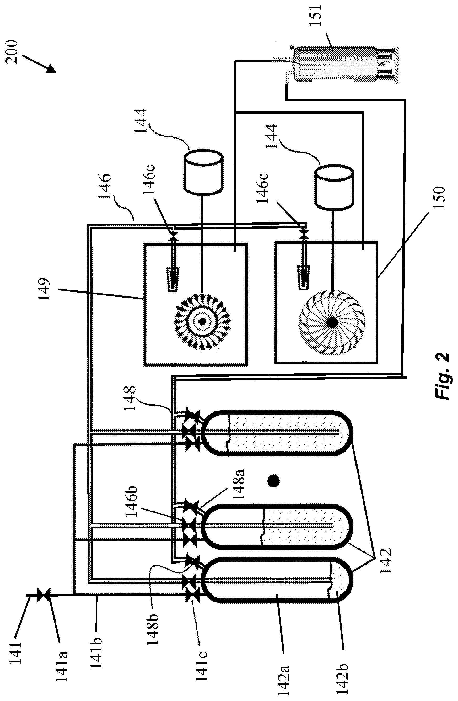 Patent US12322966 Figure 3 – System and method for storing energy, and for recovering stored energy by using liquid and gas as pistons