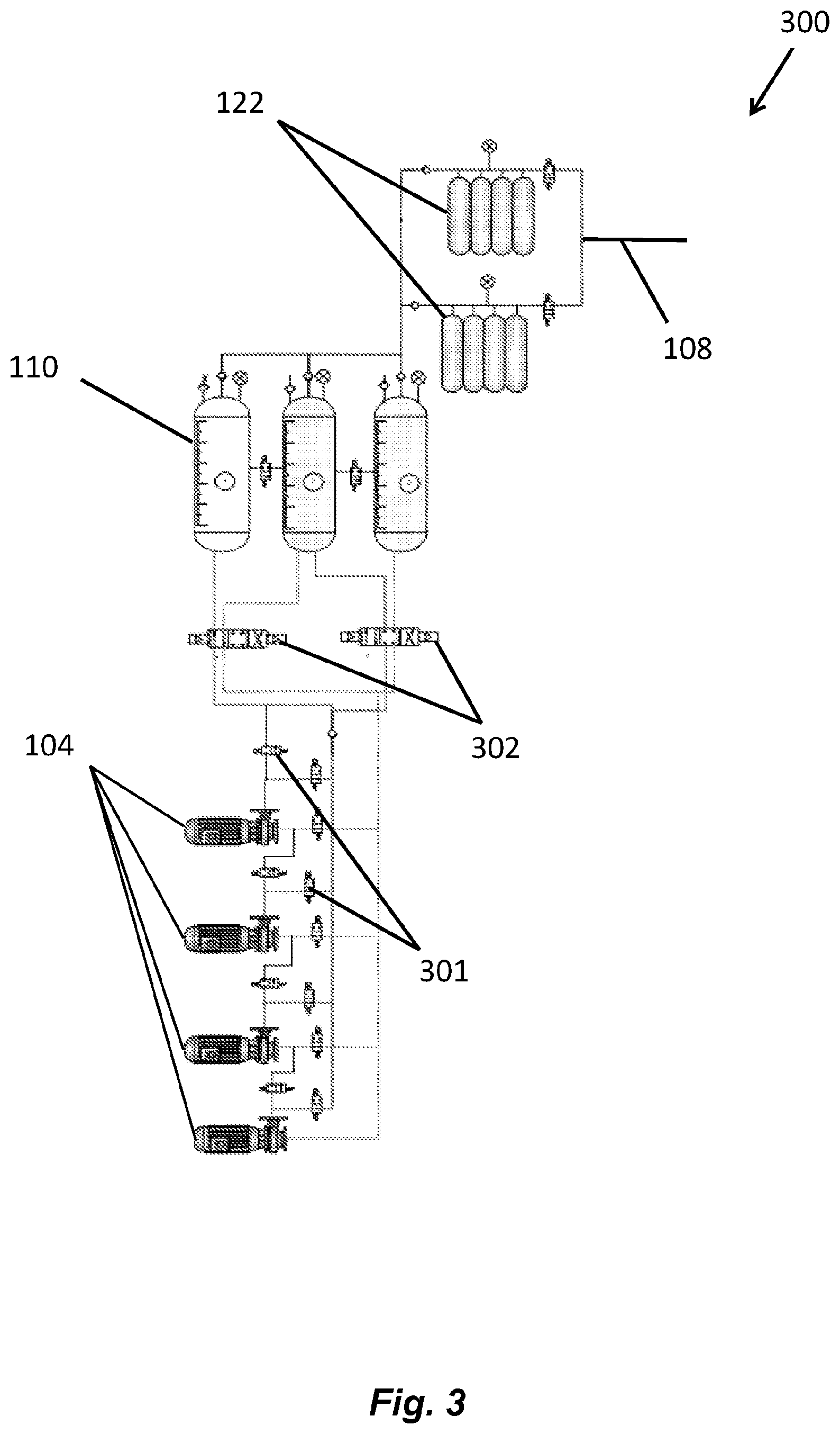 Patent US12322966 Figure 4 – System and method for storing energy, and for recovering stored energy by using liquid and gas as pistons