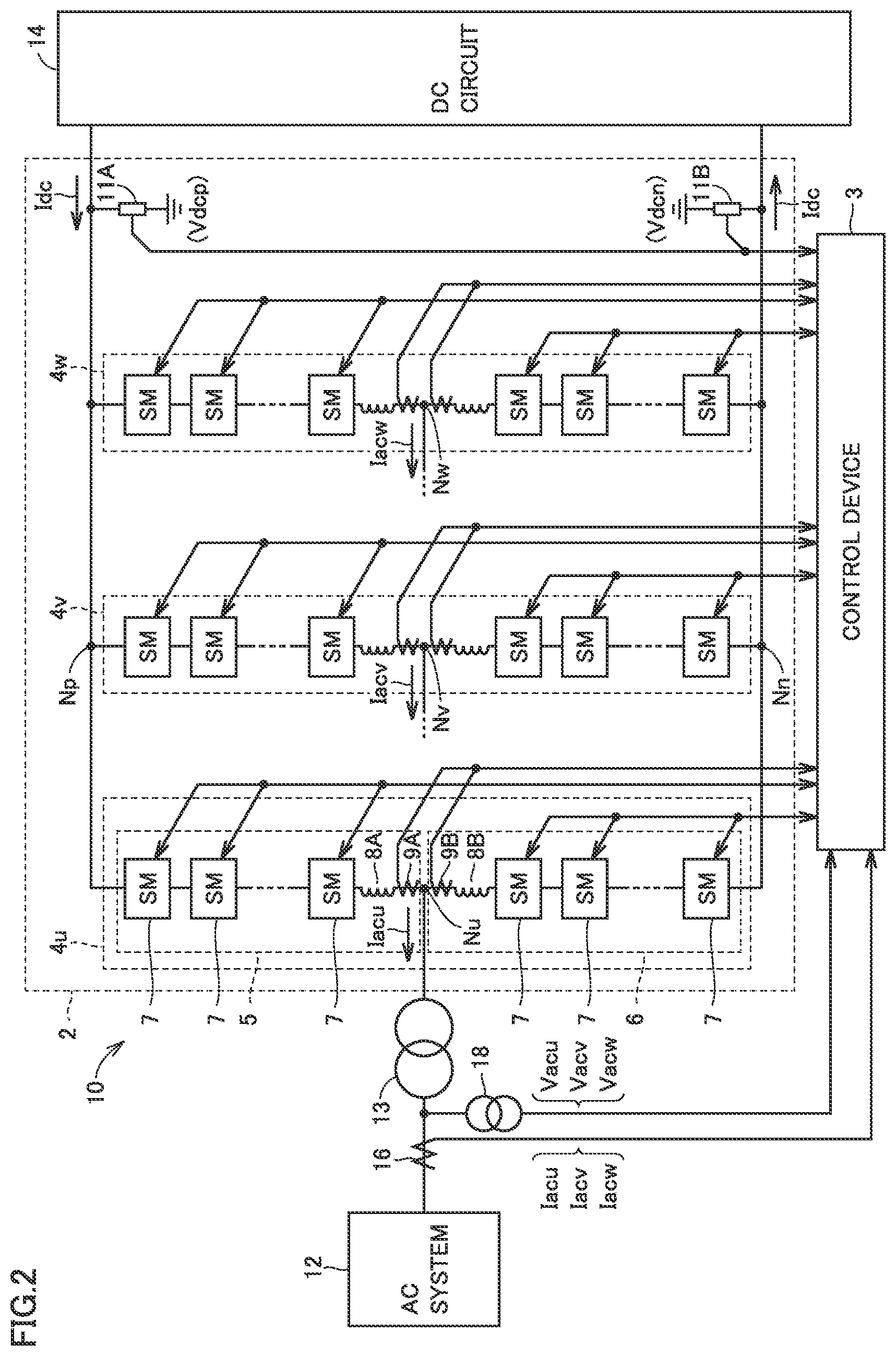 Patent US12322969 Figure 2 – Power conversion system