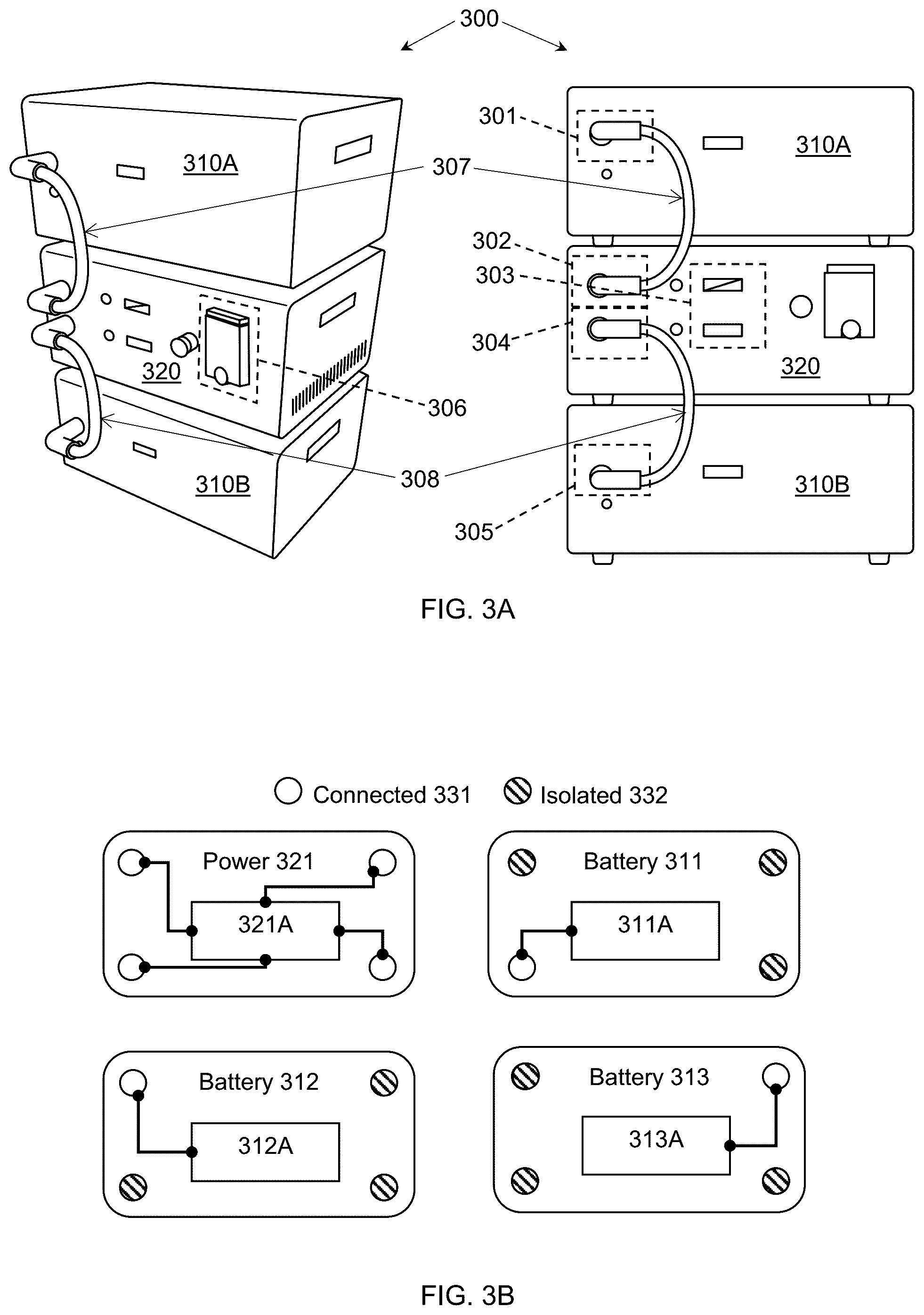 Patent US12322970 Figure 3 – Modular electrical energy storage with fault protection