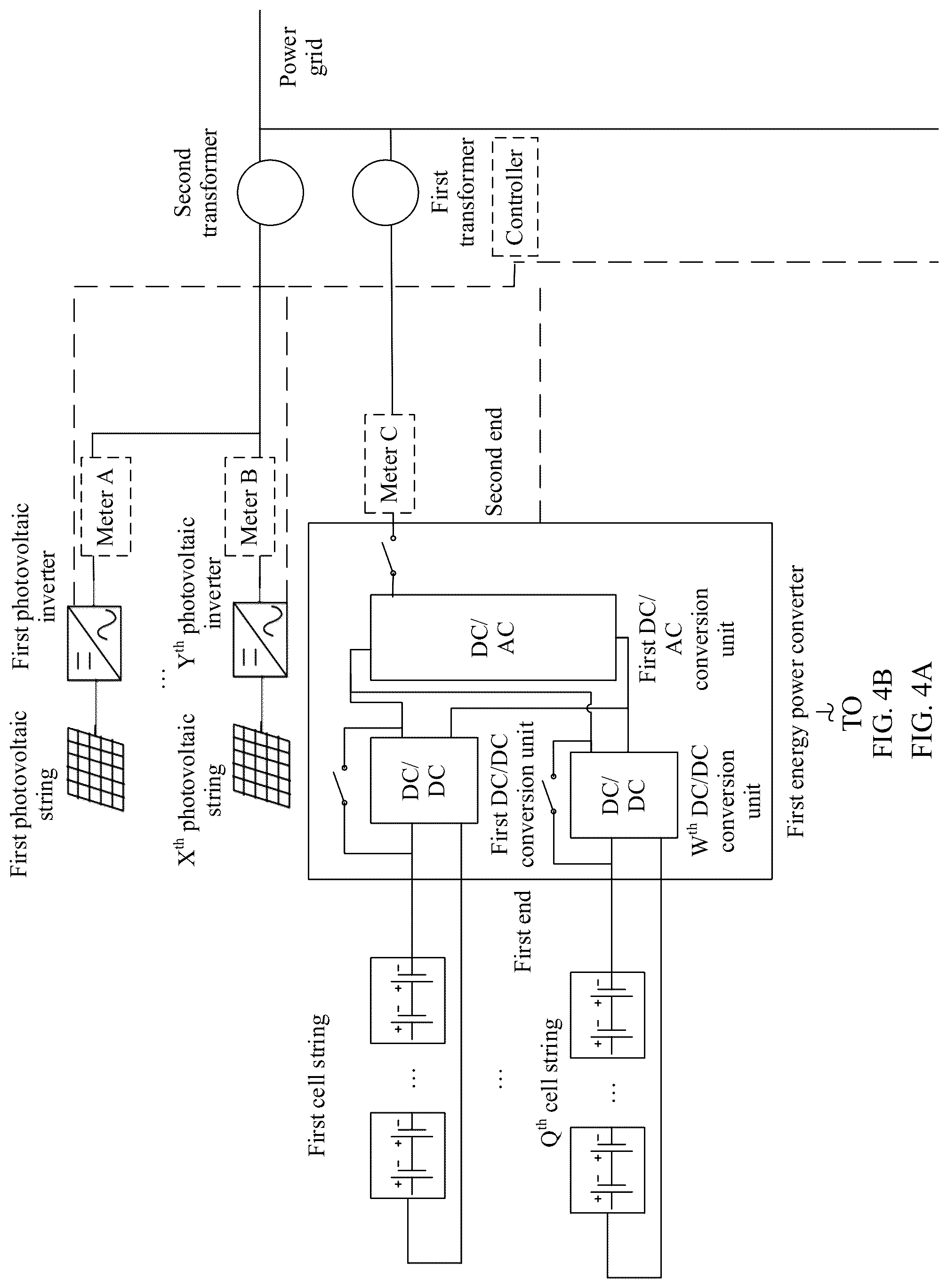Patent US12322975 Figure 4 – Energy storage system and photovoltaic energy storage system