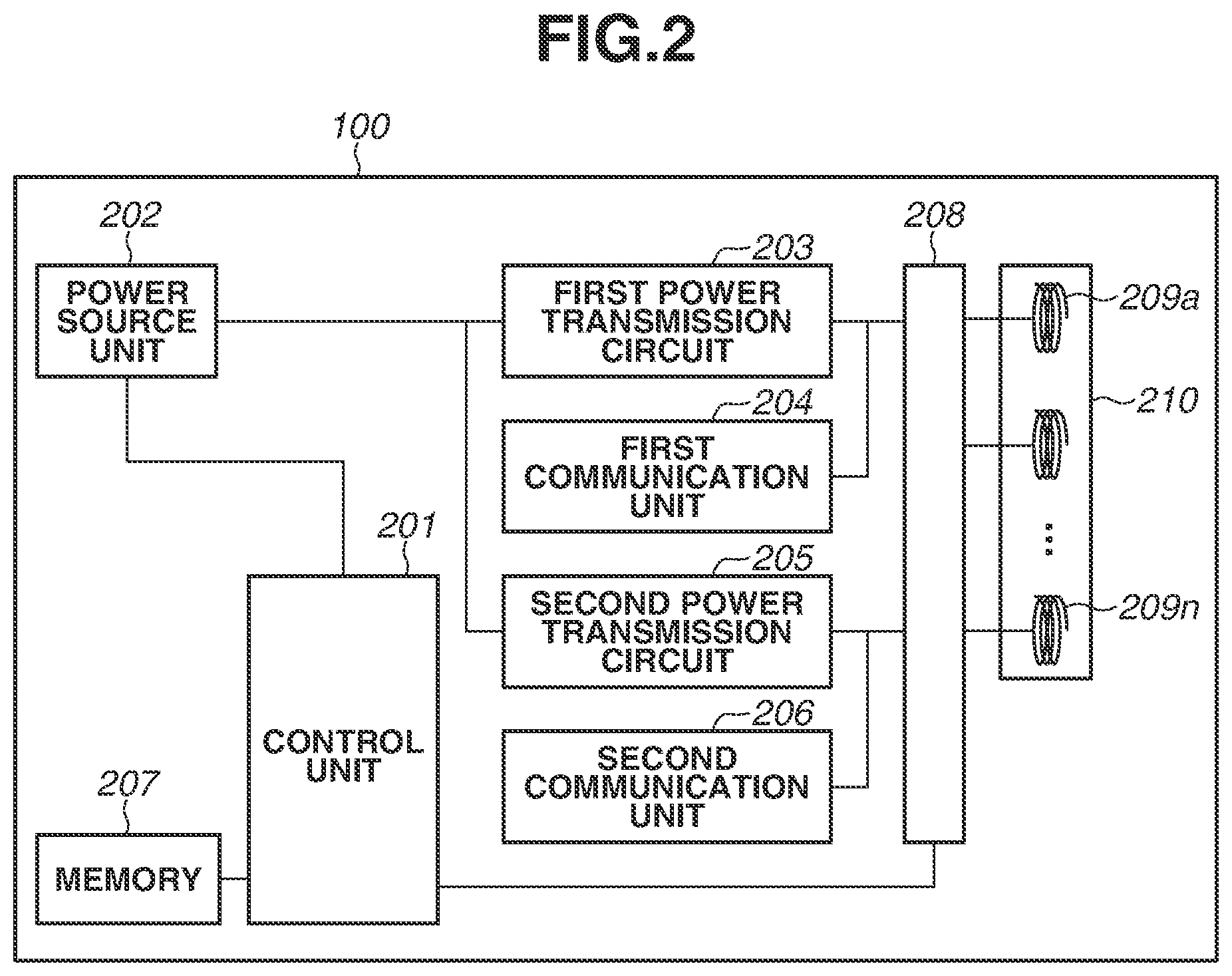 Patent US12322983 Figure 2 – Power transmission apparatus, control method of power transmission apparatus, and storage medium