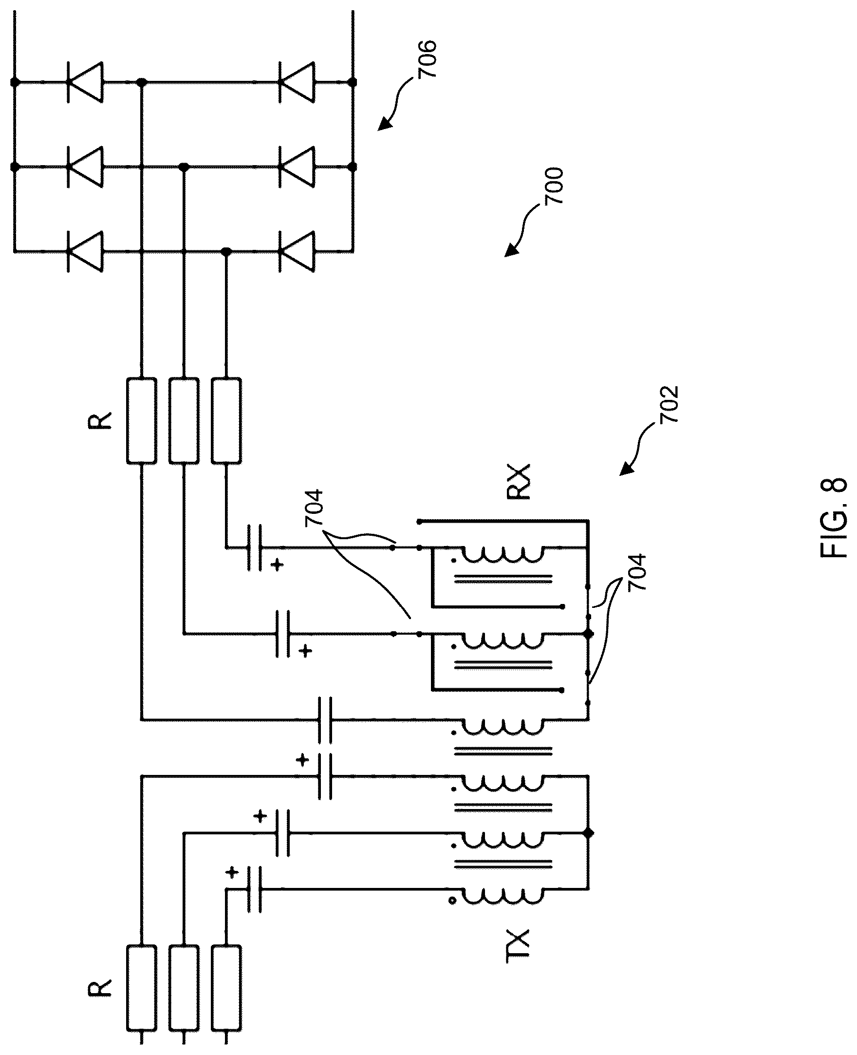 Patent US12322984 Figure 8 – Interoperable wireless charging with polyphase coil network