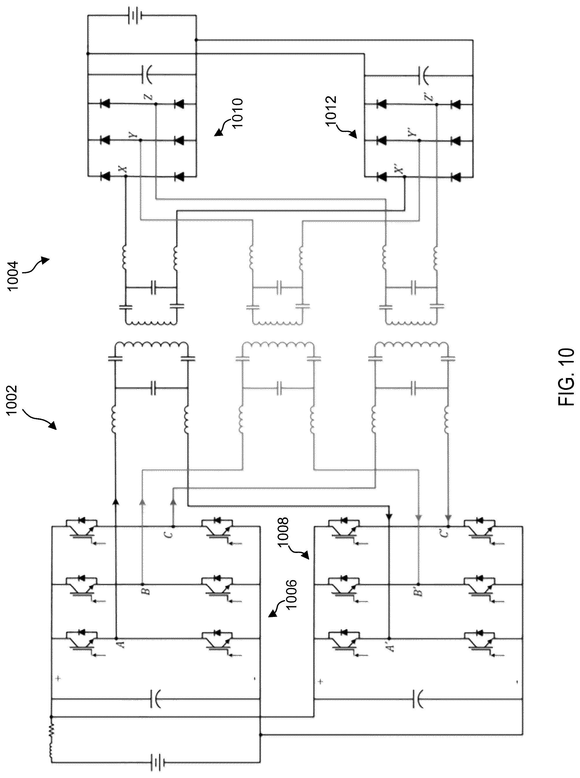 Patent US12322984 Figure 10 – Interoperable wireless charging with polyphase coil network