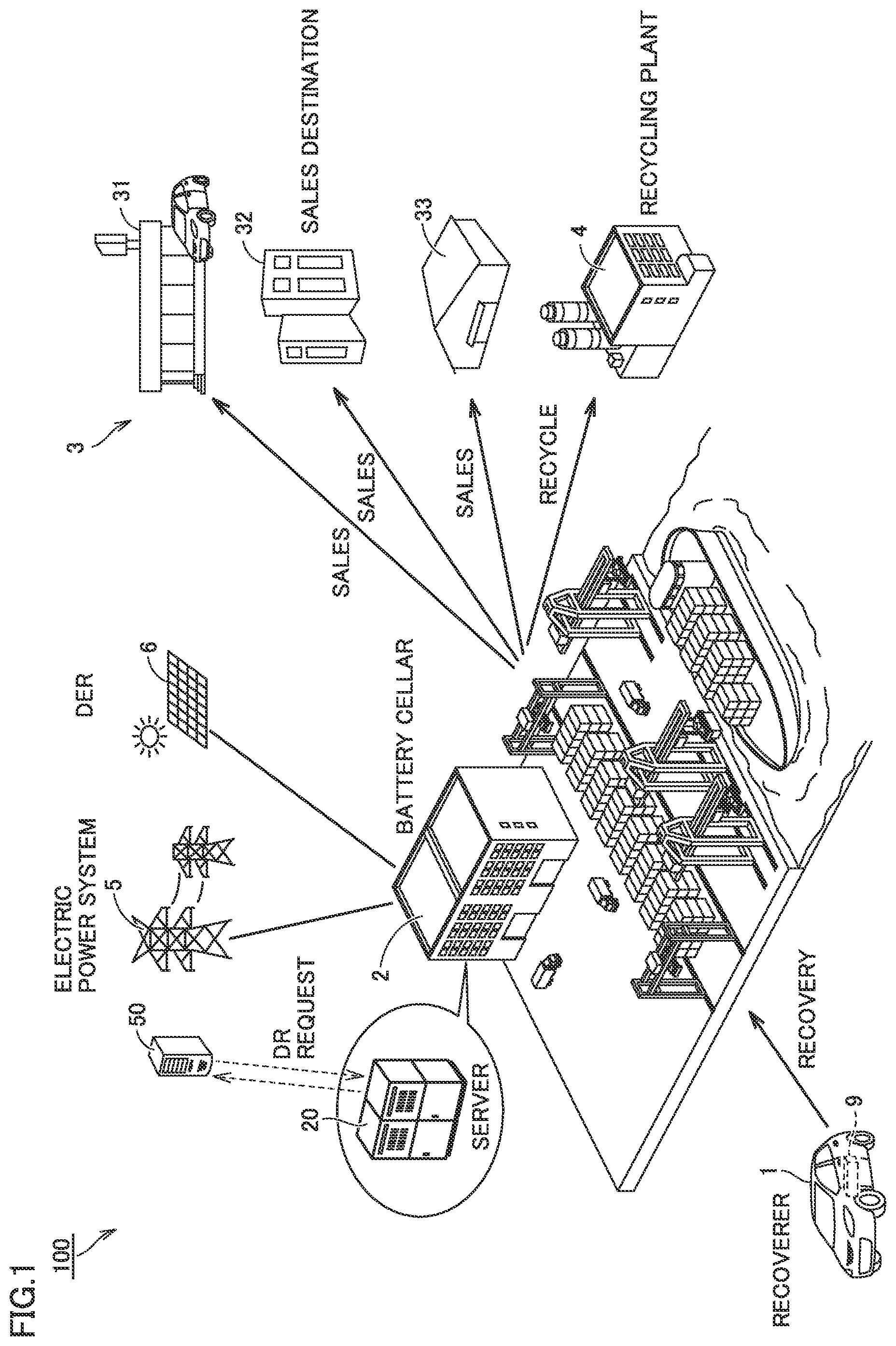 Patent US12322987 Figure 1 – Battery management system and battery management method